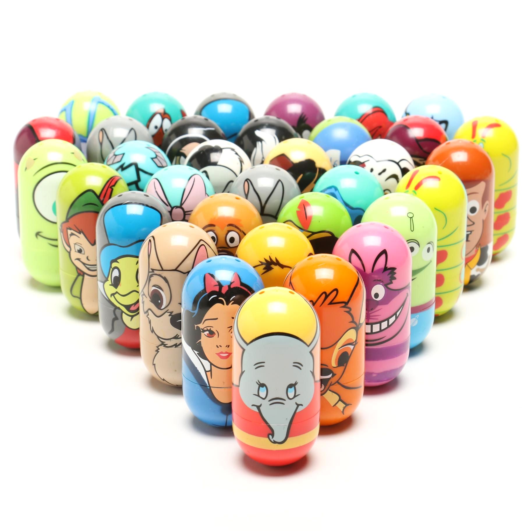 2005-2006 Disney Themed Kellogg Weeble Wobble Toys