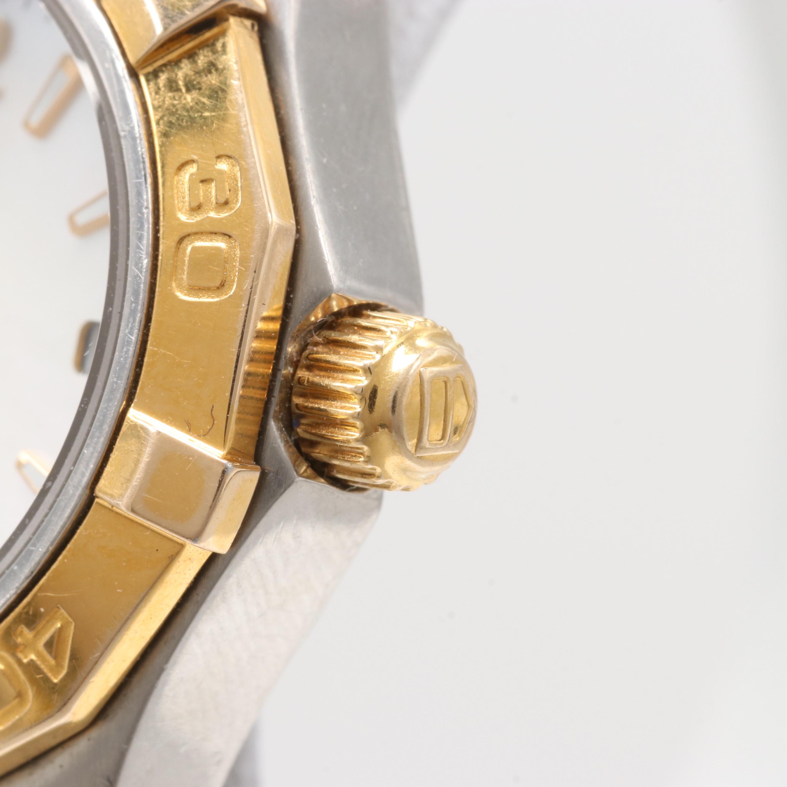 TAG Heuer Aquaracer Two-Tone Watch With Mother of Pearl Dial