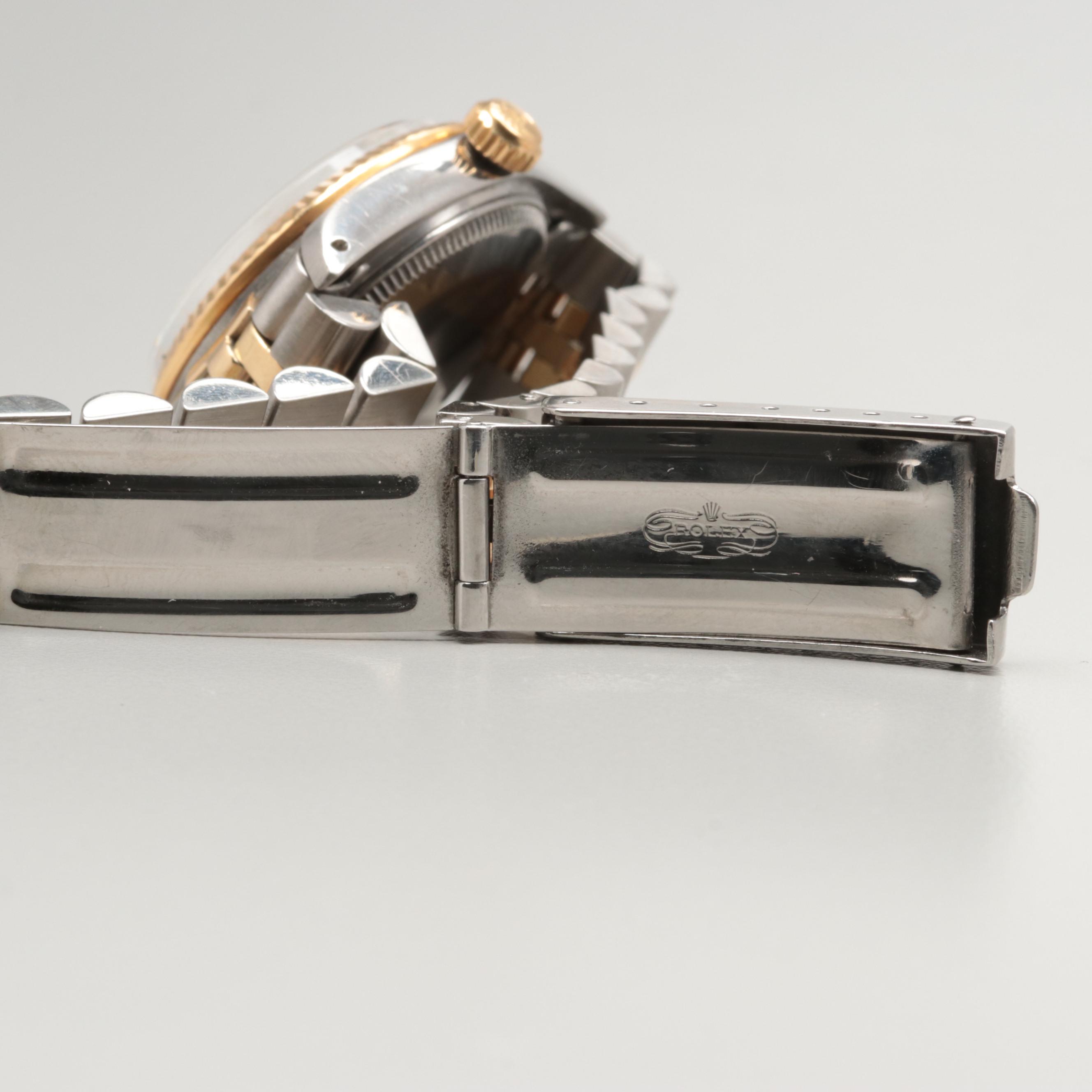 Rolex Datejust MidSize 18K Yellow Gold and Steel Diamond Automatic Watch