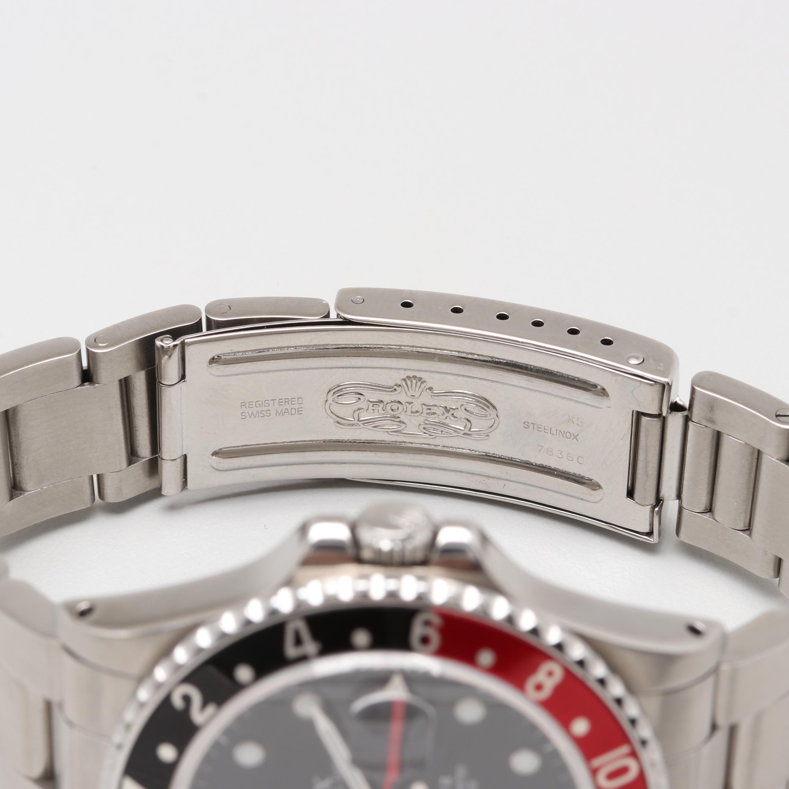 Rolex GMT Master II "Coke" Bezel Automatic Watch, 1986