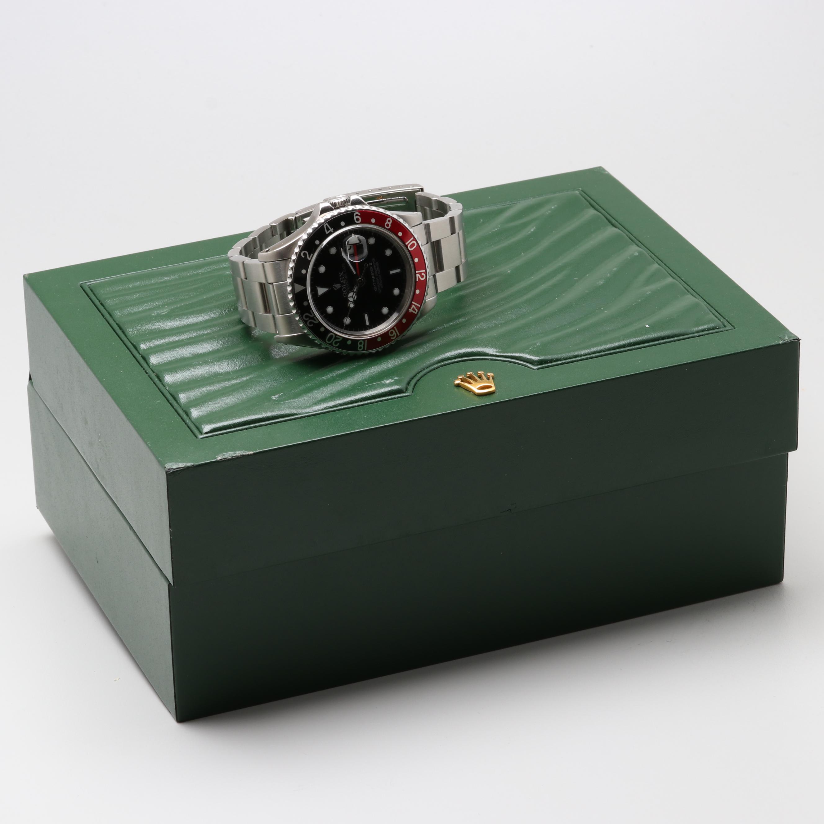 Rolex GMT Master II "Coke" Bezel Automatic Watch, 1986