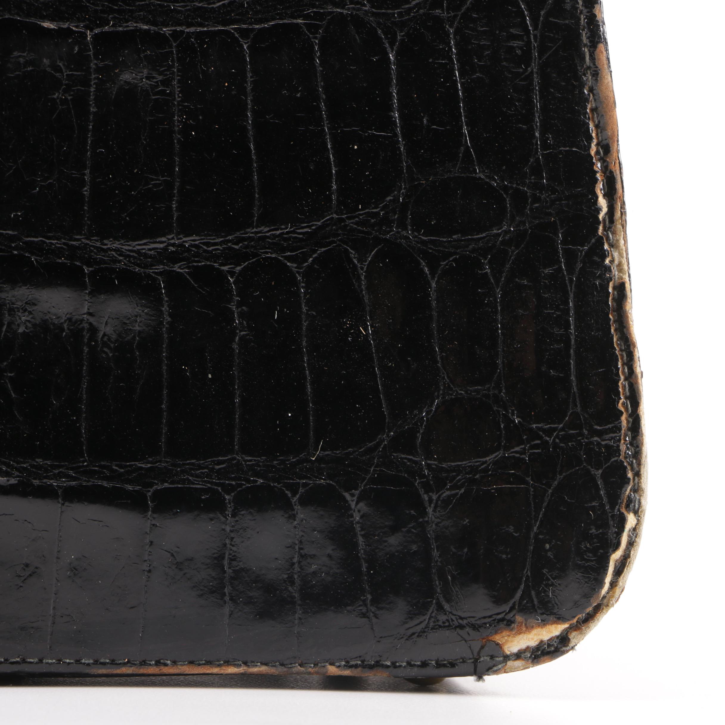 1940s-50s Vintage Lizard, Crocodile and Alligator Skin Handbags