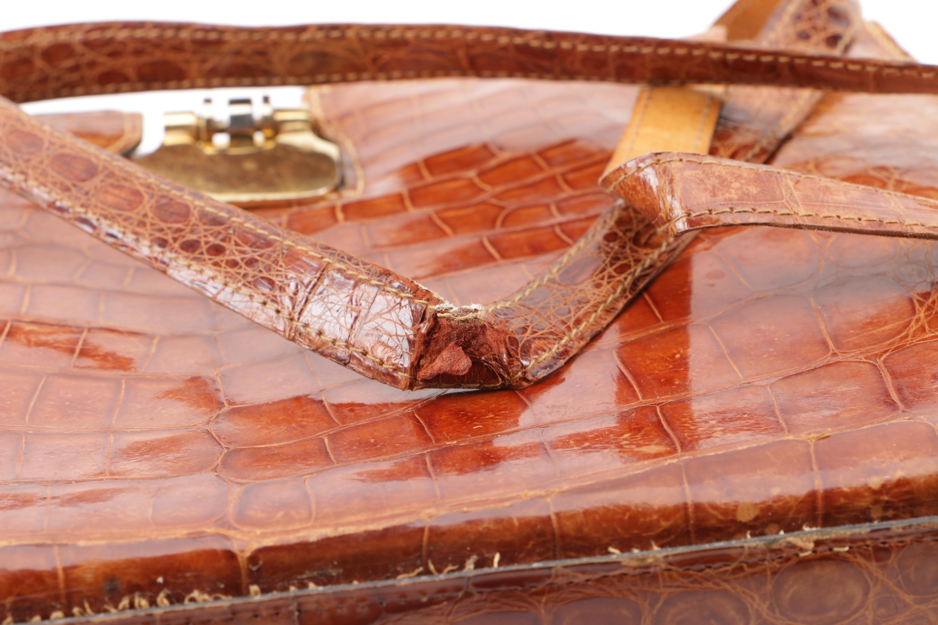1940s-50s Vintage Lizard, Crocodile and Alligator Skin Handbags