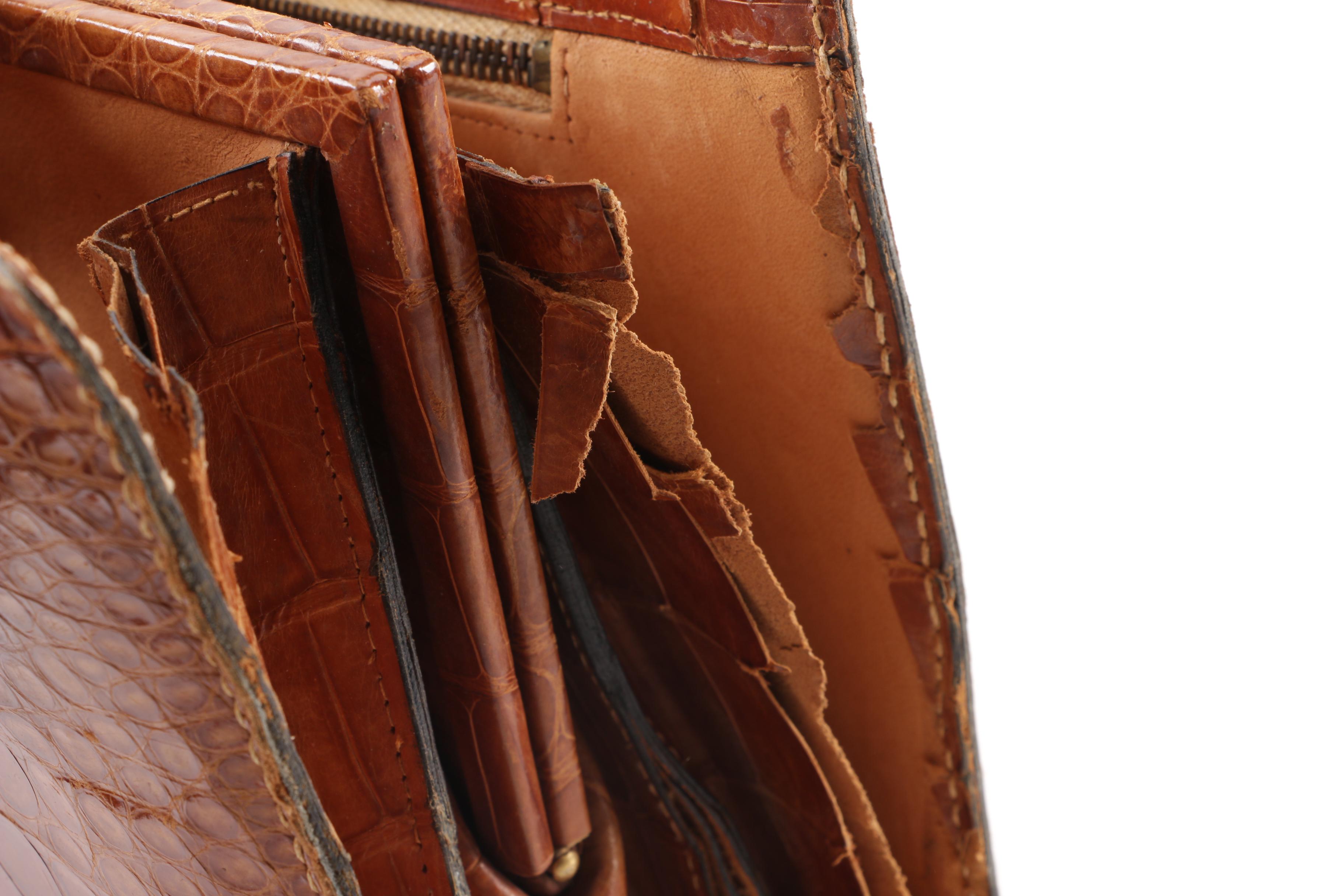 1940s-50s Vintage Lizard, Crocodile and Alligator Skin Handbags