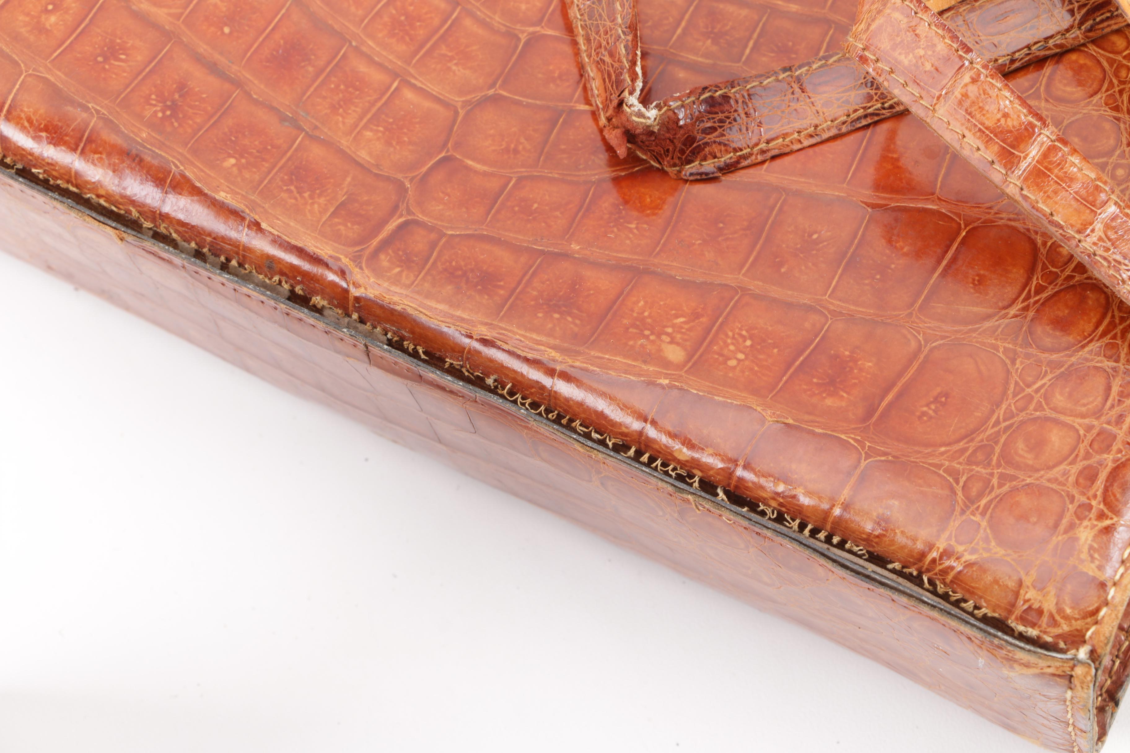 1940s-50s Vintage Lizard, Crocodile and Alligator Skin Handbags