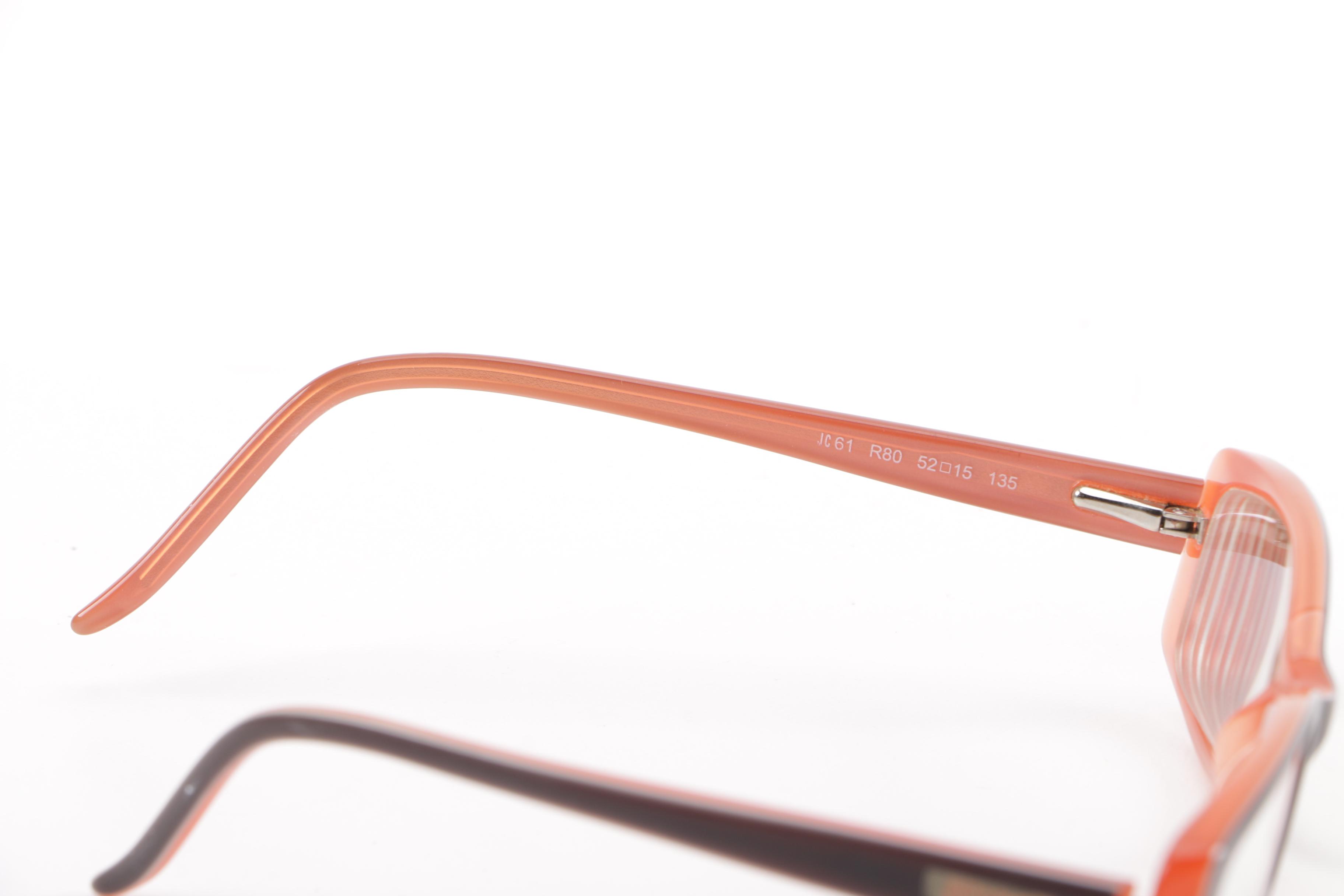 Just Cavalli JC61 R80 Rectangular Prescription Eyeglasses with Case