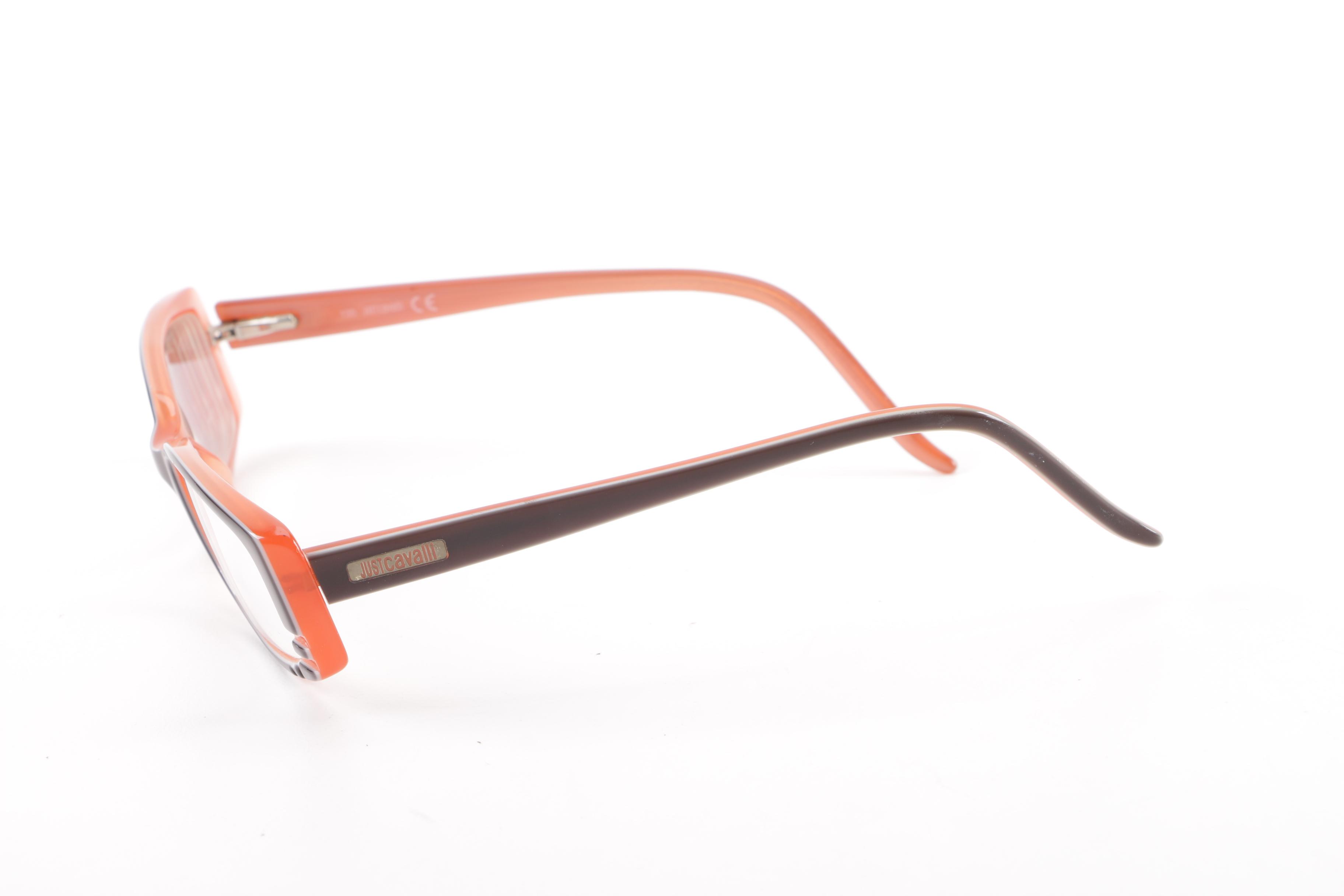 Just Cavalli JC61 R80 Rectangular Prescription Eyeglasses with Case