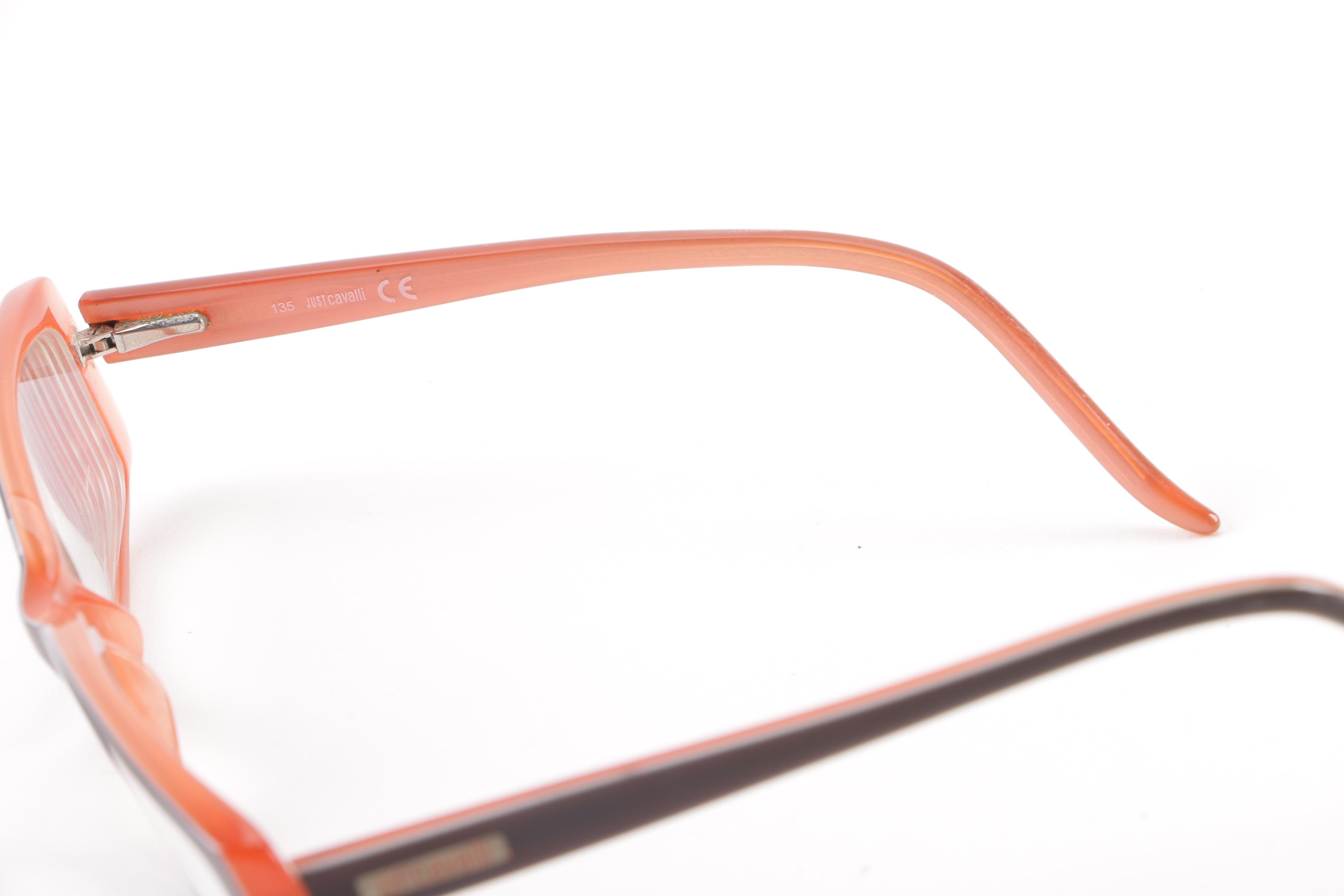 Just Cavalli JC61 R80 Rectangular Prescription Eyeglasses with Case