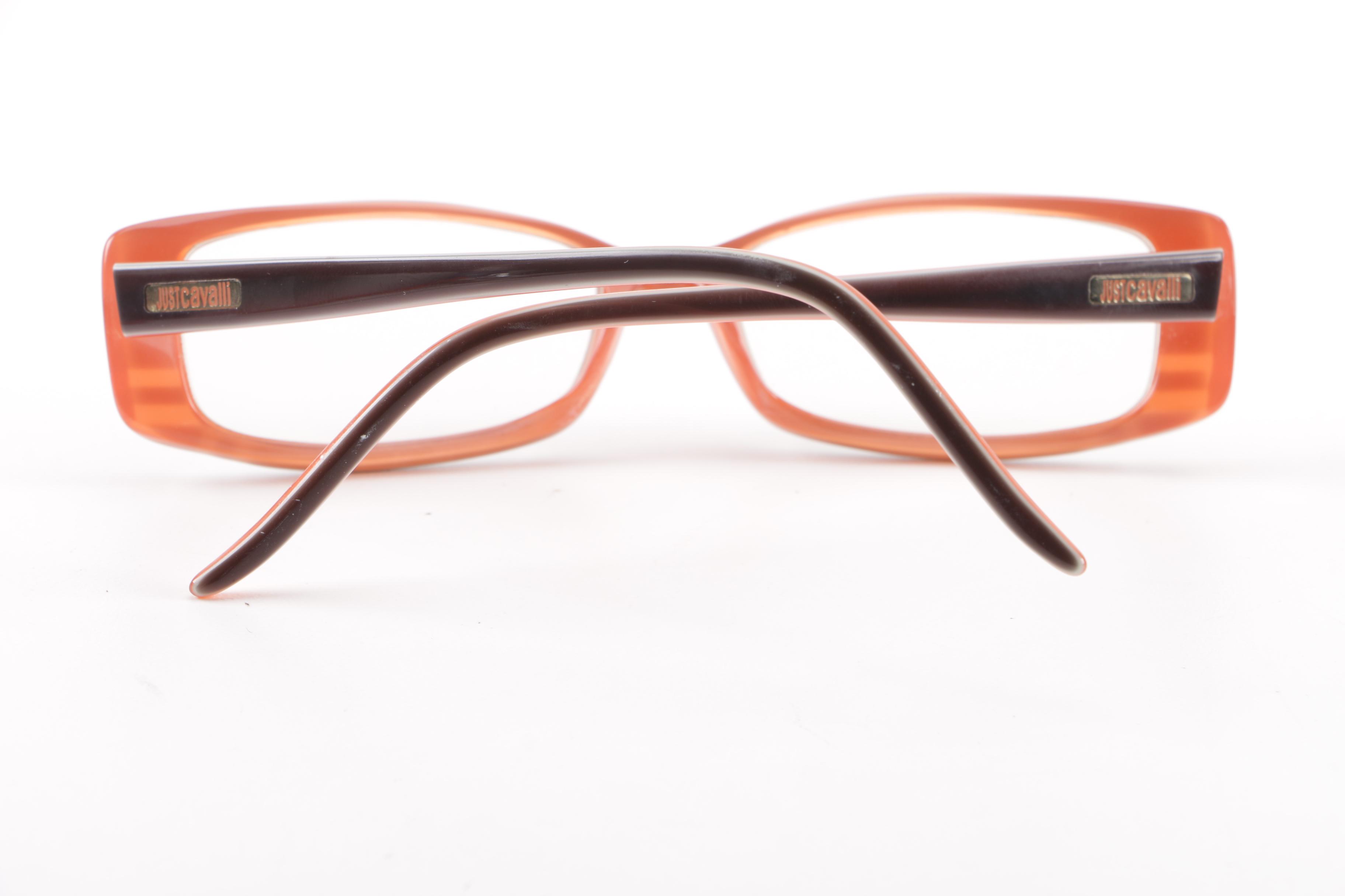 Just Cavalli JC61 R80 Rectangular Prescription Eyeglasses with Case