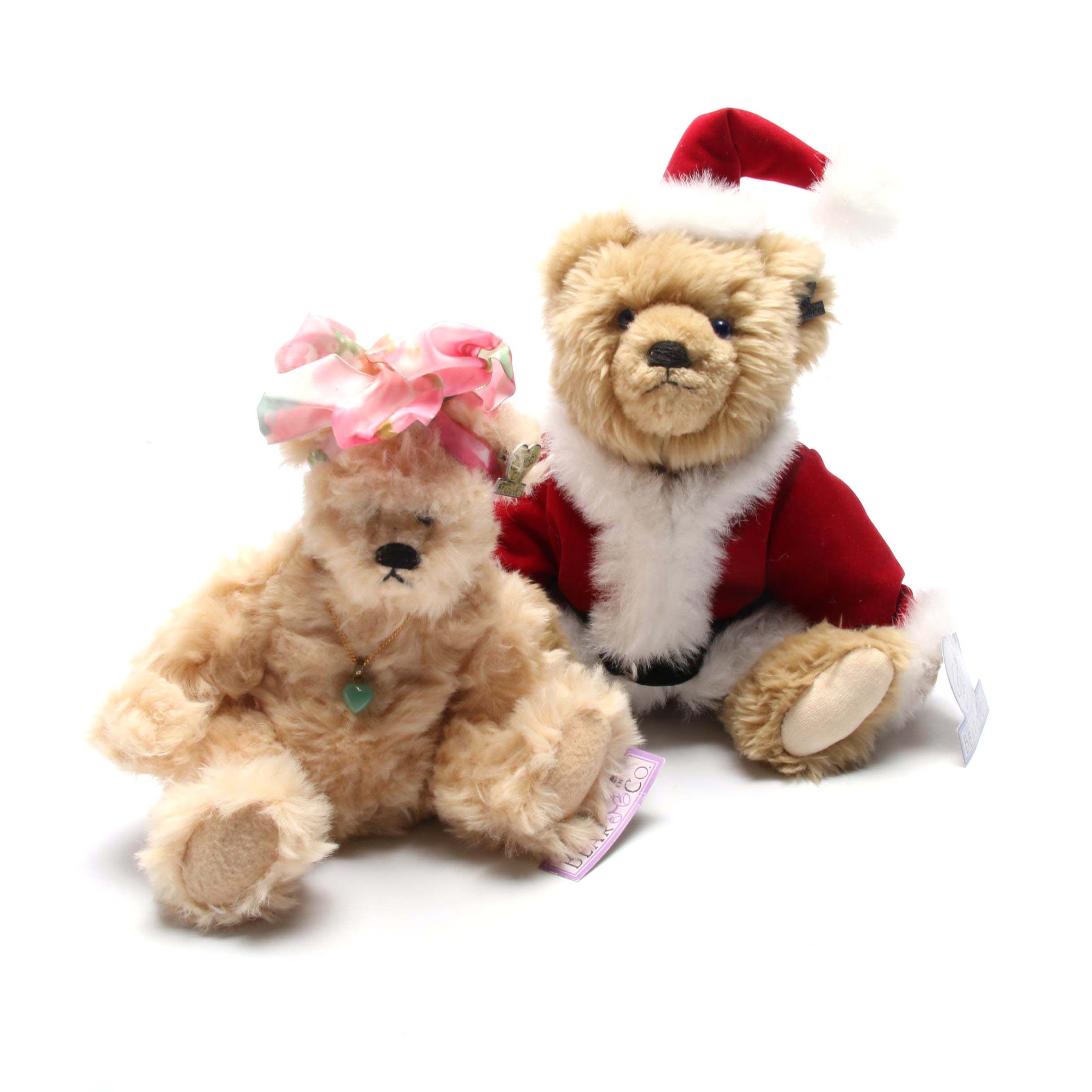 Annette Funicello Collectible Teddy Bears Including Santa Themed Bear and More