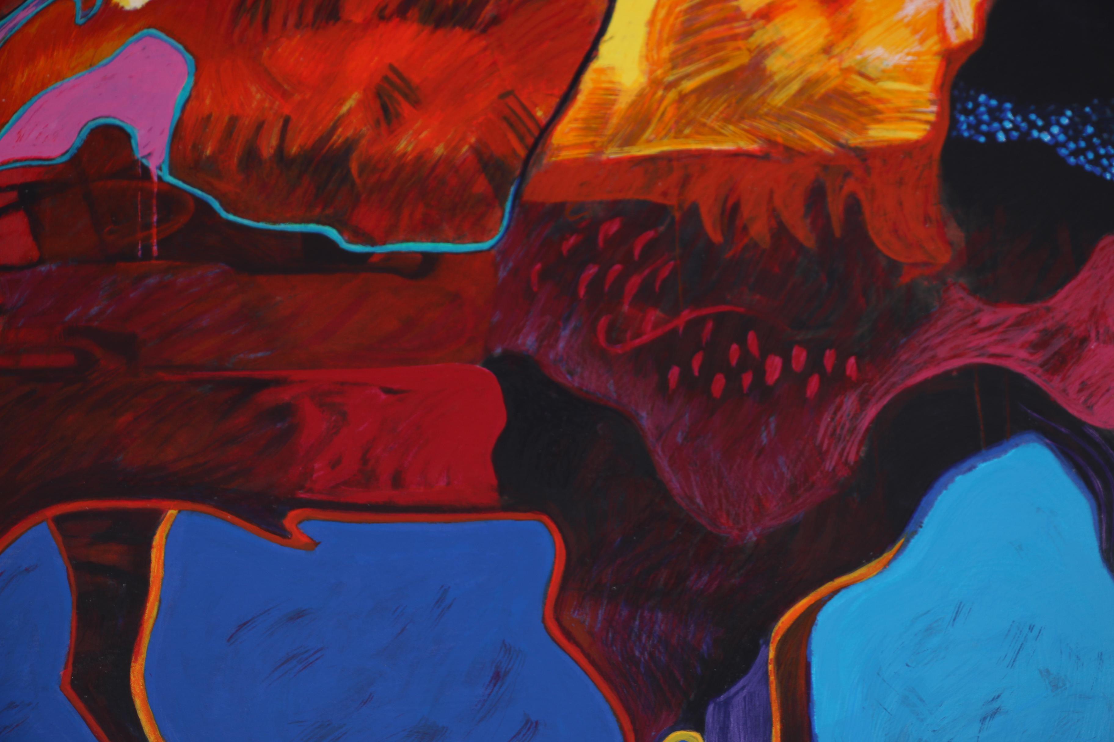 John Nieto Serigraph "Buffalo at Sunset"