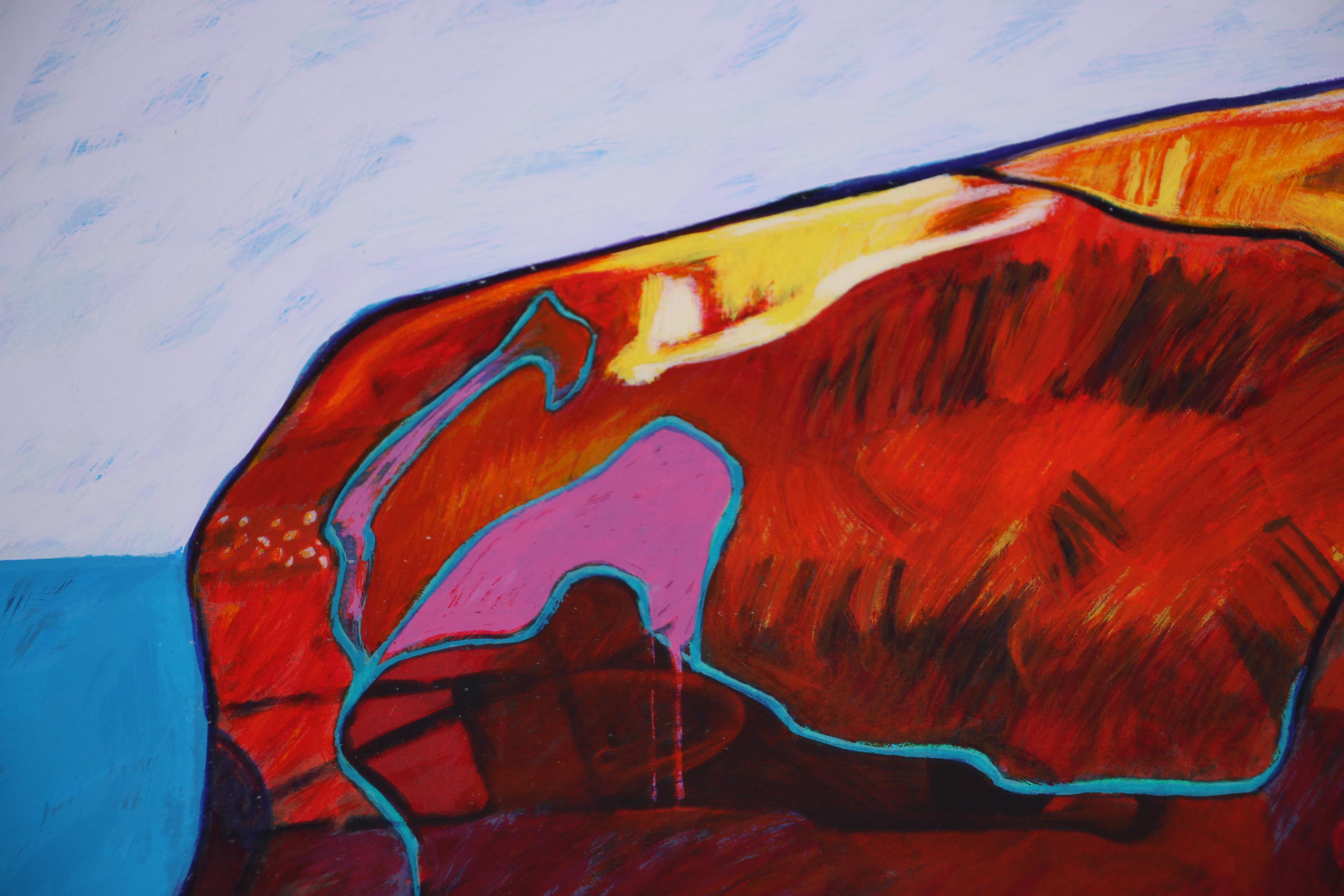 John Nieto Serigraph "Buffalo at Sunset"