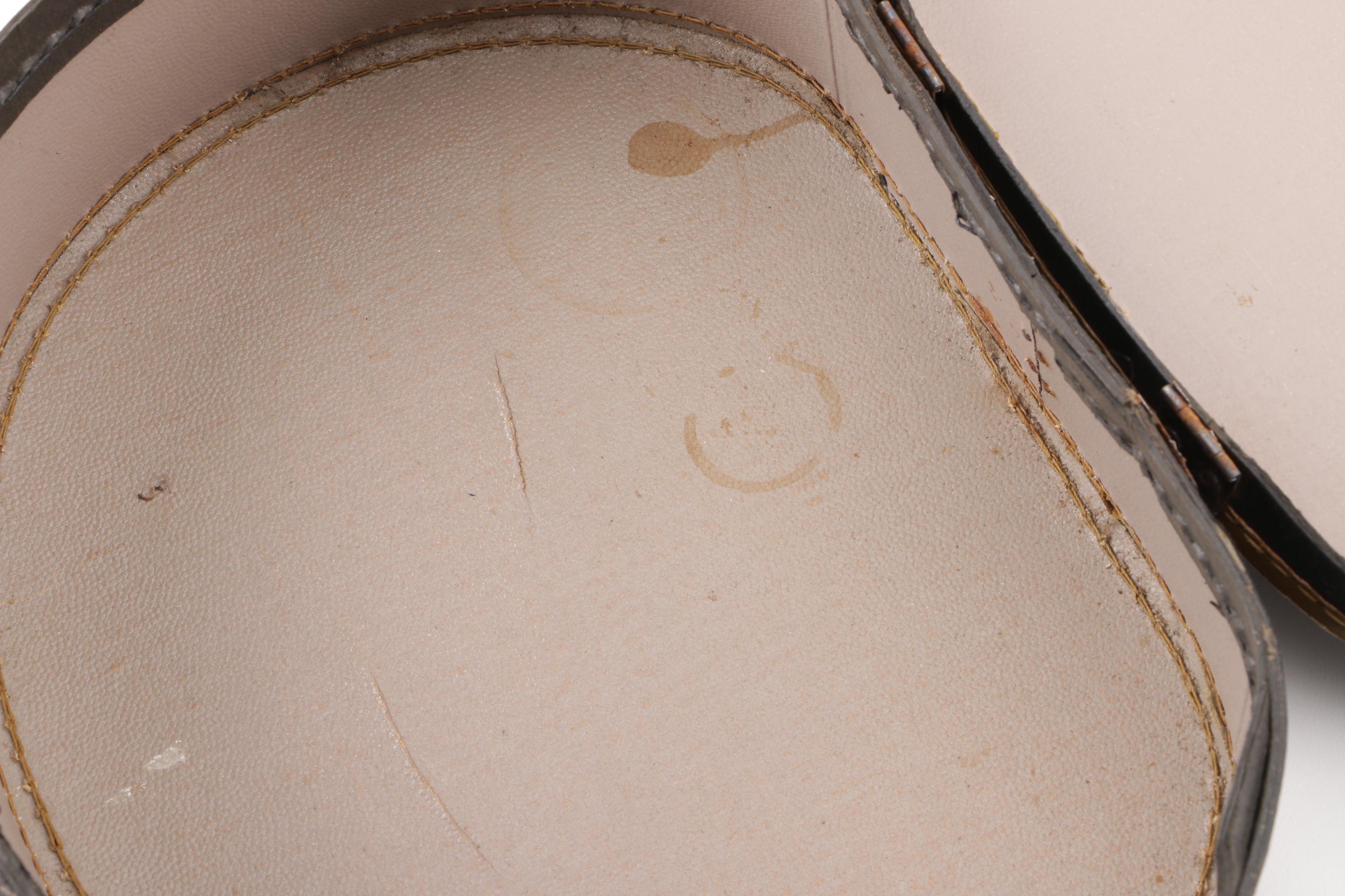 1930s Vintage Stenciled Train Case