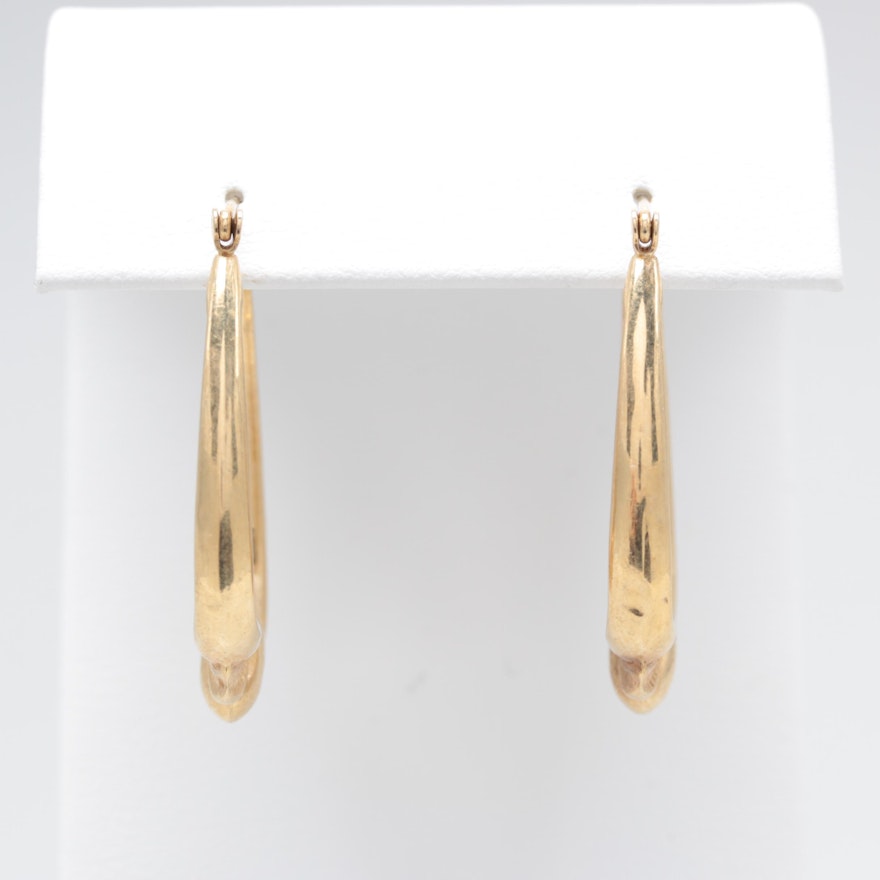 14K Yellow Gold Earrings