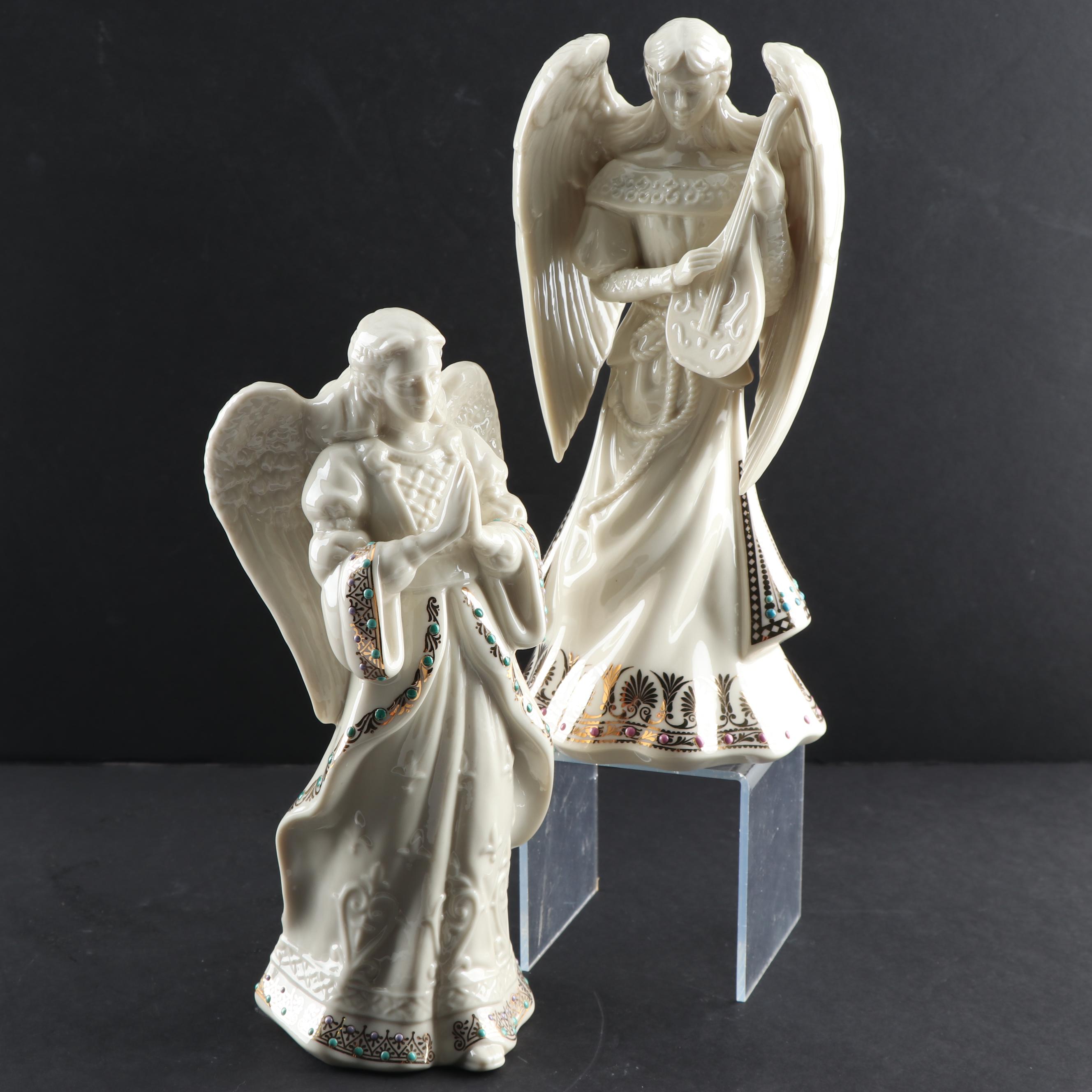 Lenox "China Jewels" Bone China Angel Figurines