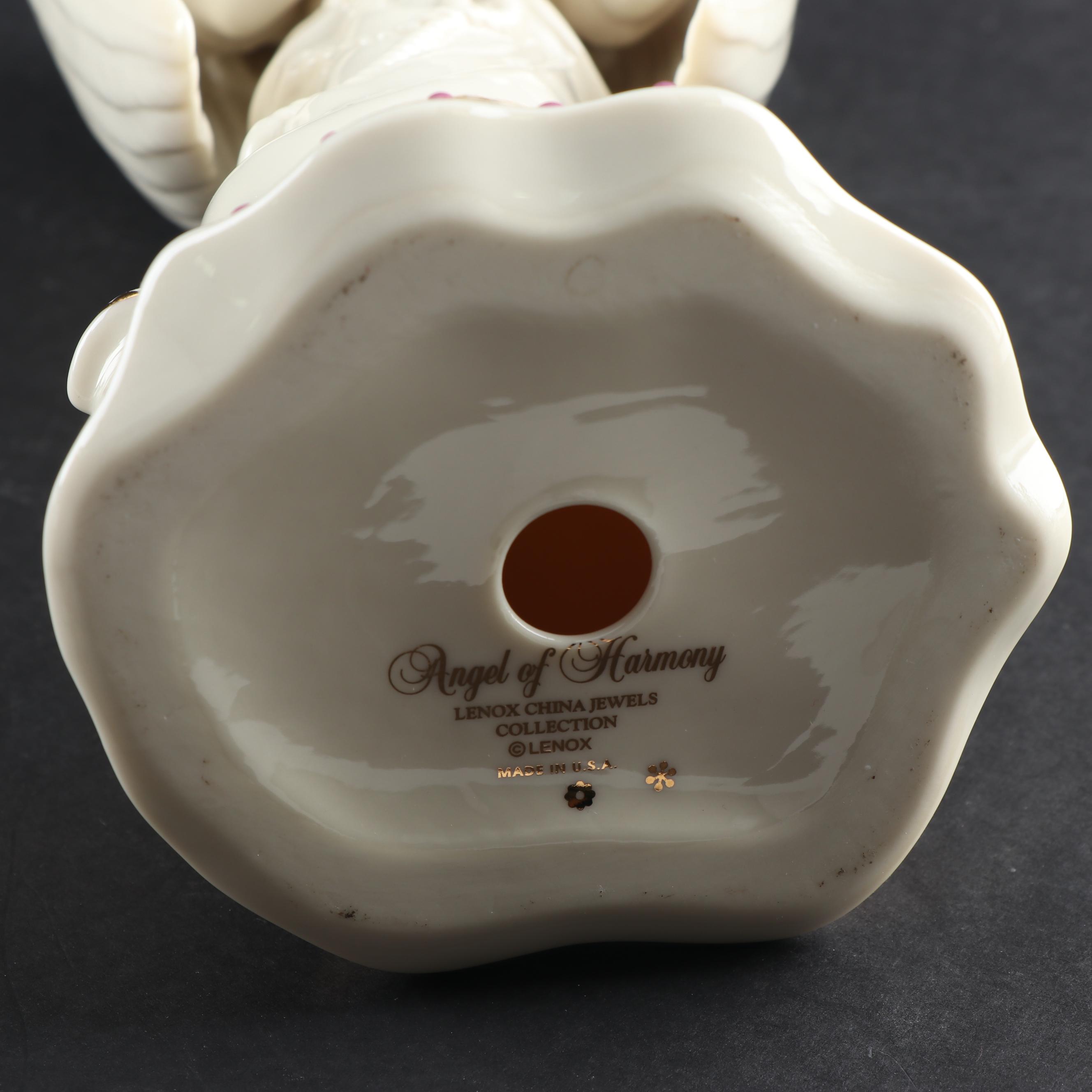 Lenox "China Jewels" Bone China Angel Figurines