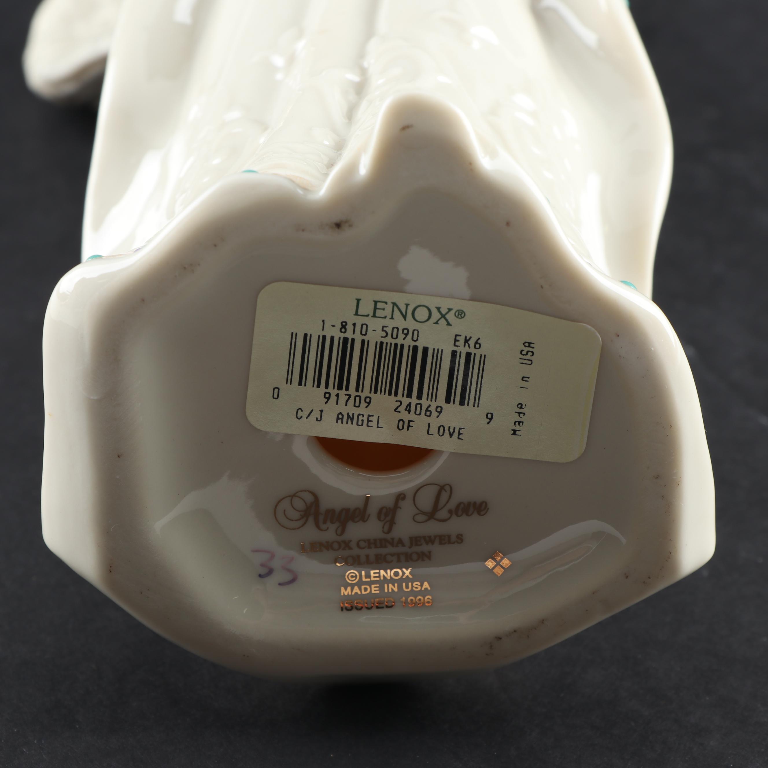 Lenox "China Jewels" Bone China Angel Figurines