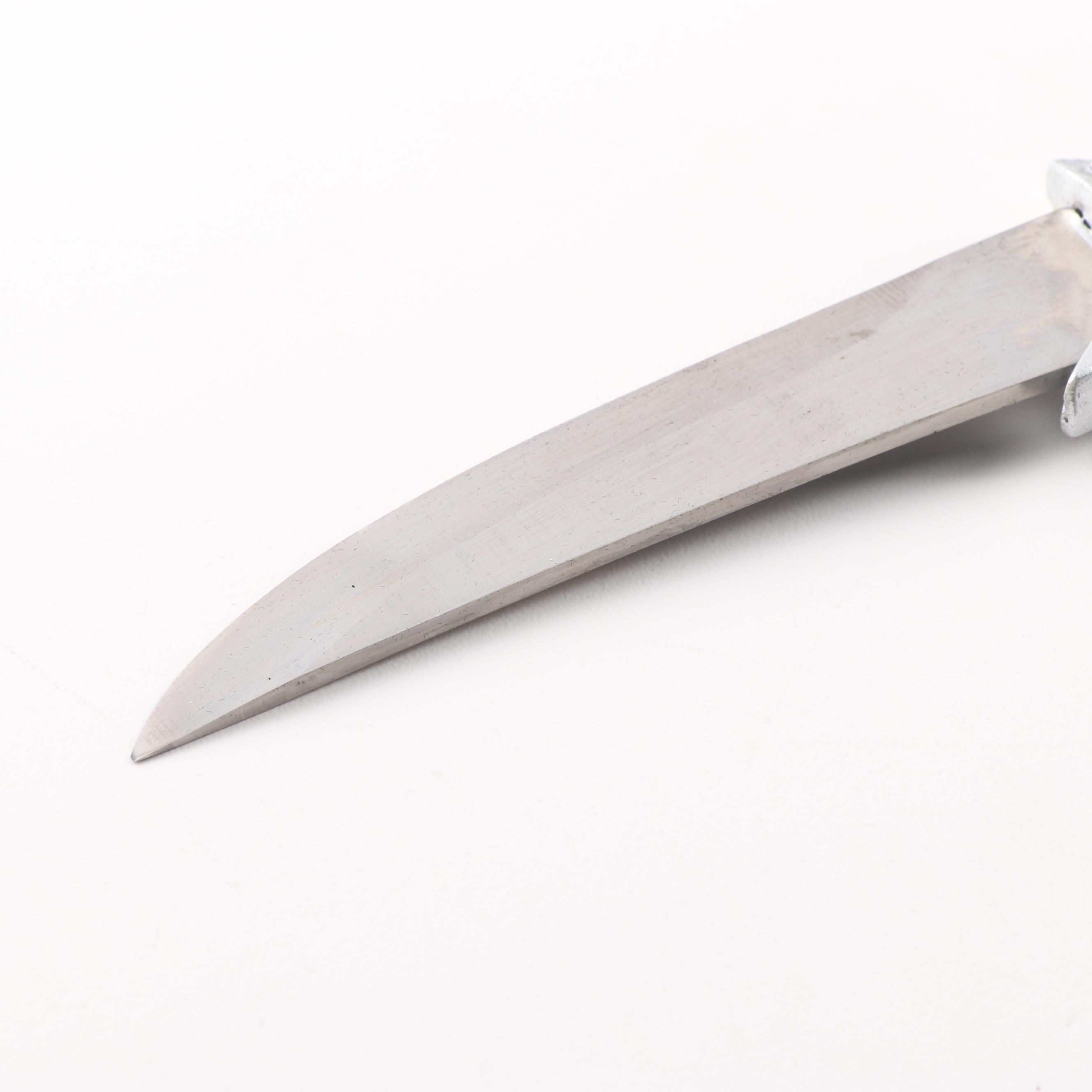 Decorative Knife Collection with Native American, Bald Eagle and Wolf Motifs