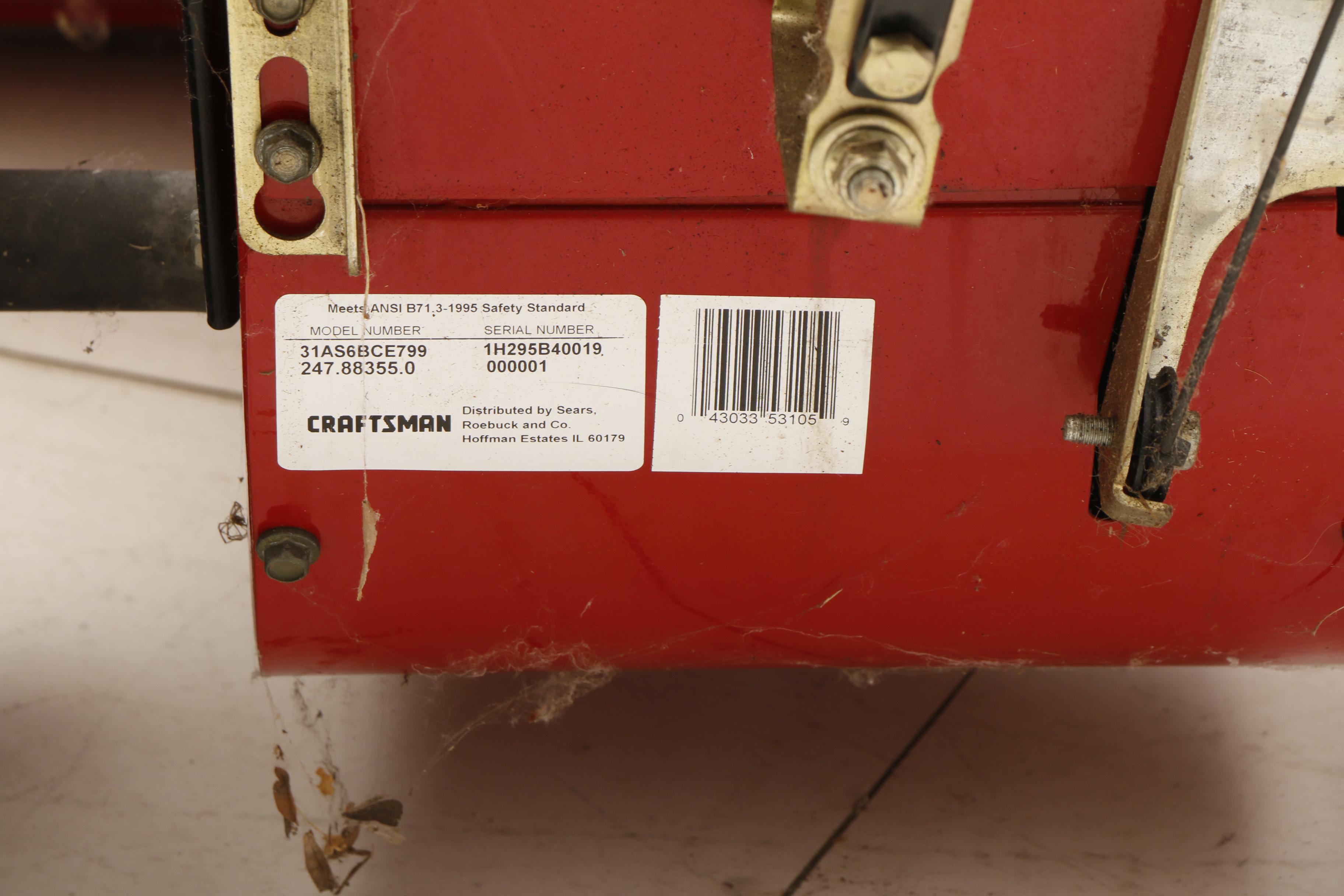 Craftsman "Snow King" 5.5 HP 24" Gas Engine Snow Blower with Electric Start