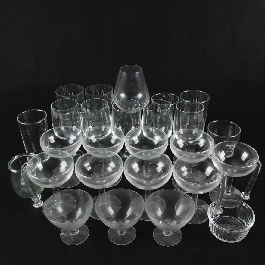Vintage Glassware with Duralex Glass Ramekin