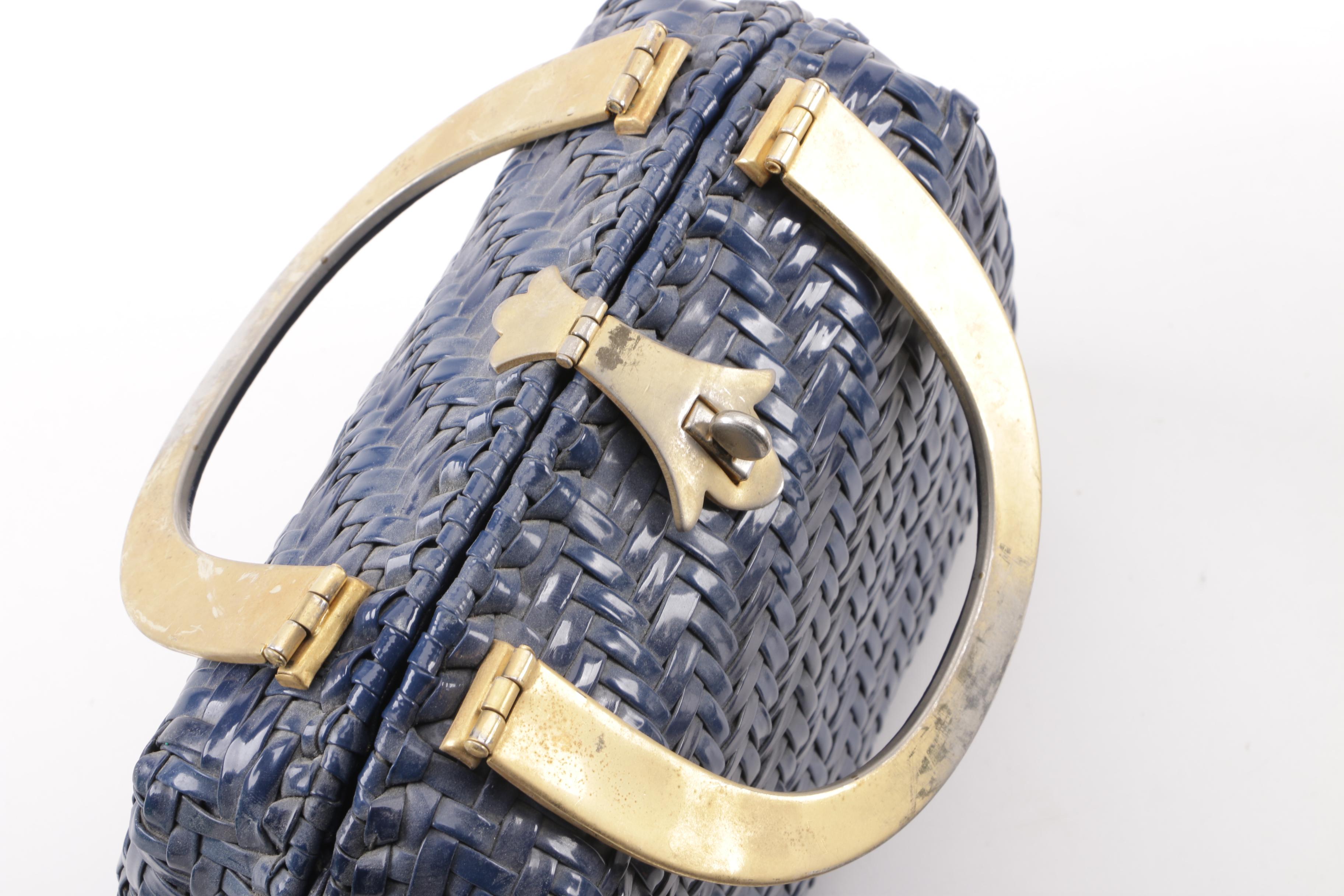 1960s Vintage Woven Box Purses Including Lesco Lona