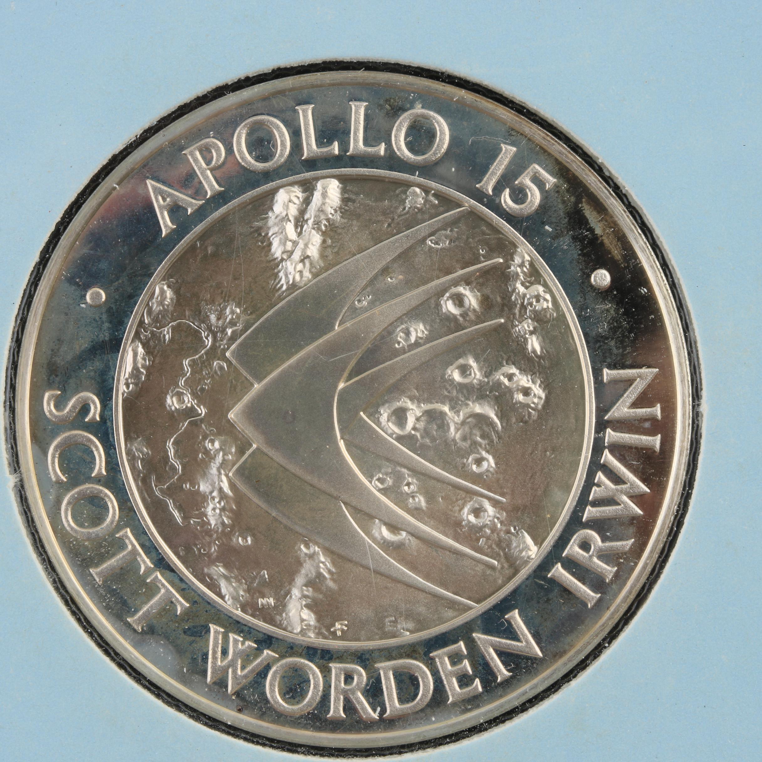 Three Commemorative Franklin Mint Silver Proof Medals