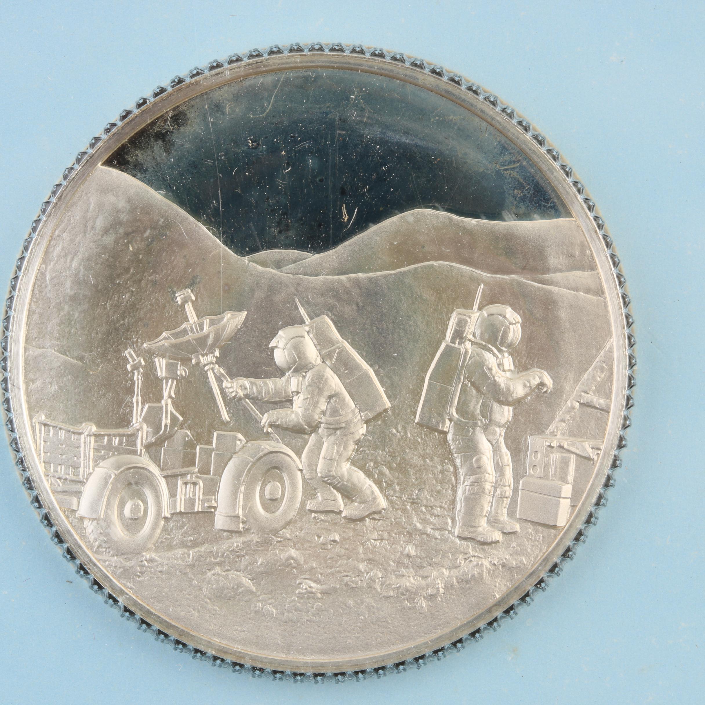 Three Commemorative Franklin Mint Silver Proof Medals