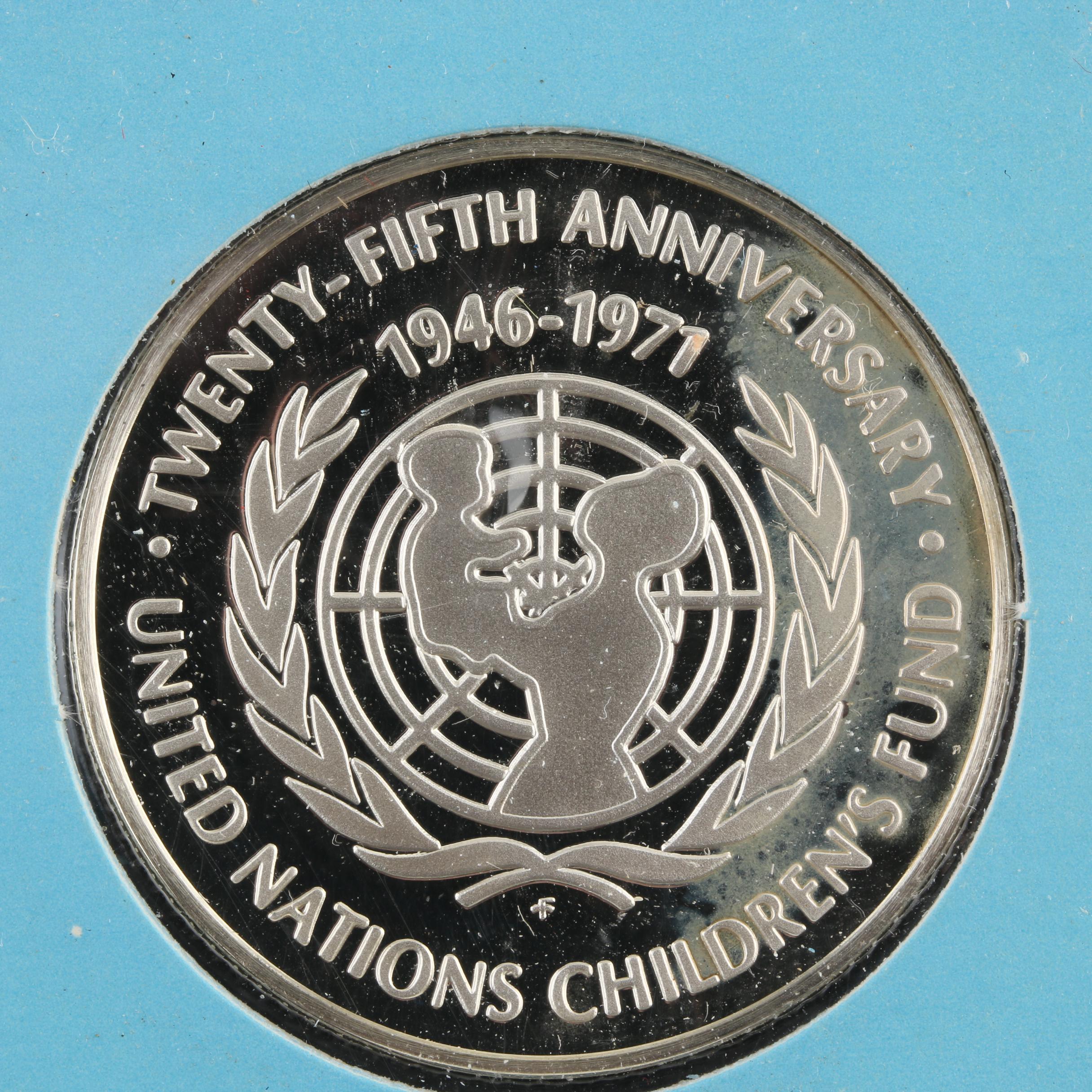 Three Commemorative Franklin Mint Silver Proof Medals