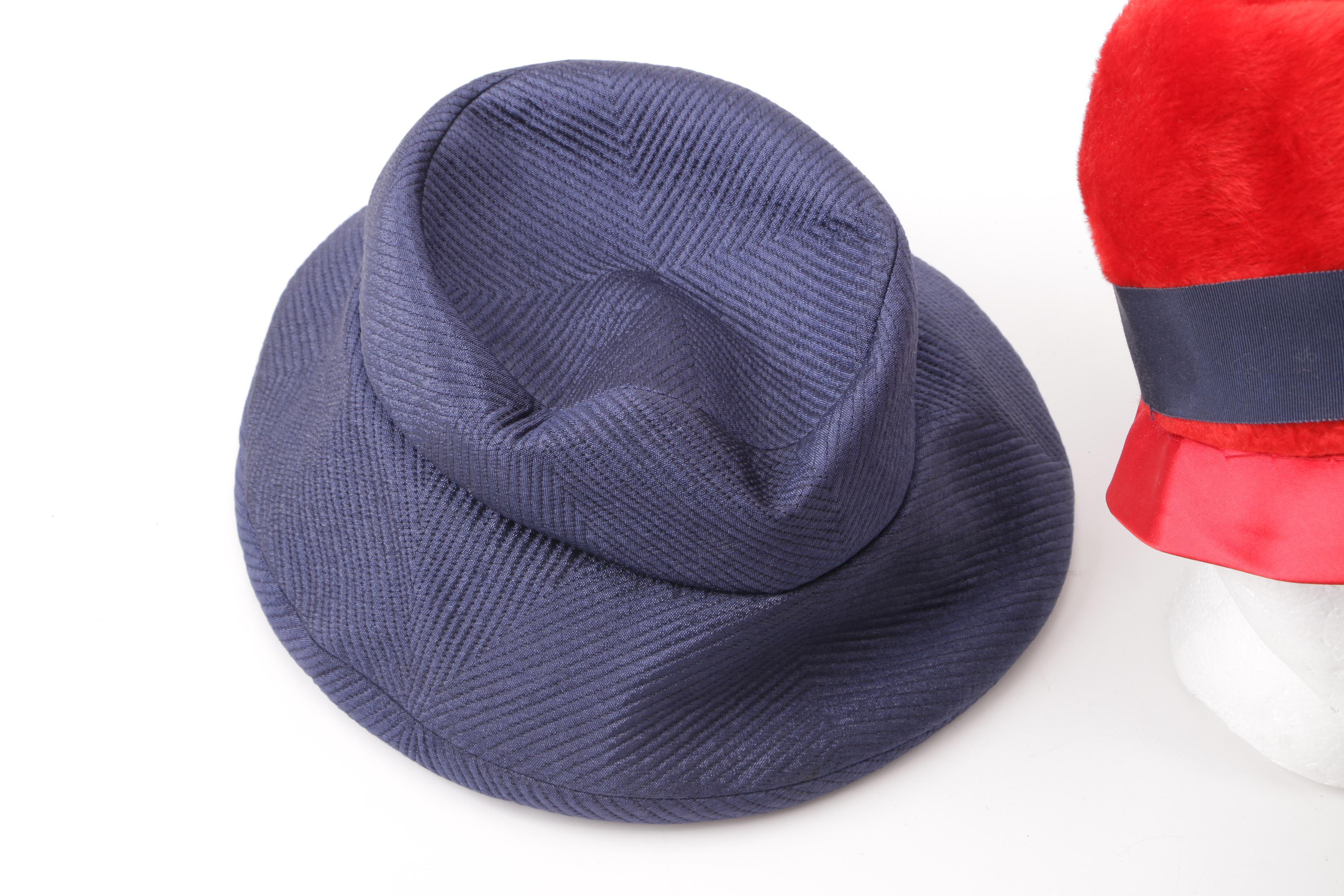 Women's 1950s and 1960s Vintage Hats including Mr. Charles and Mr. John