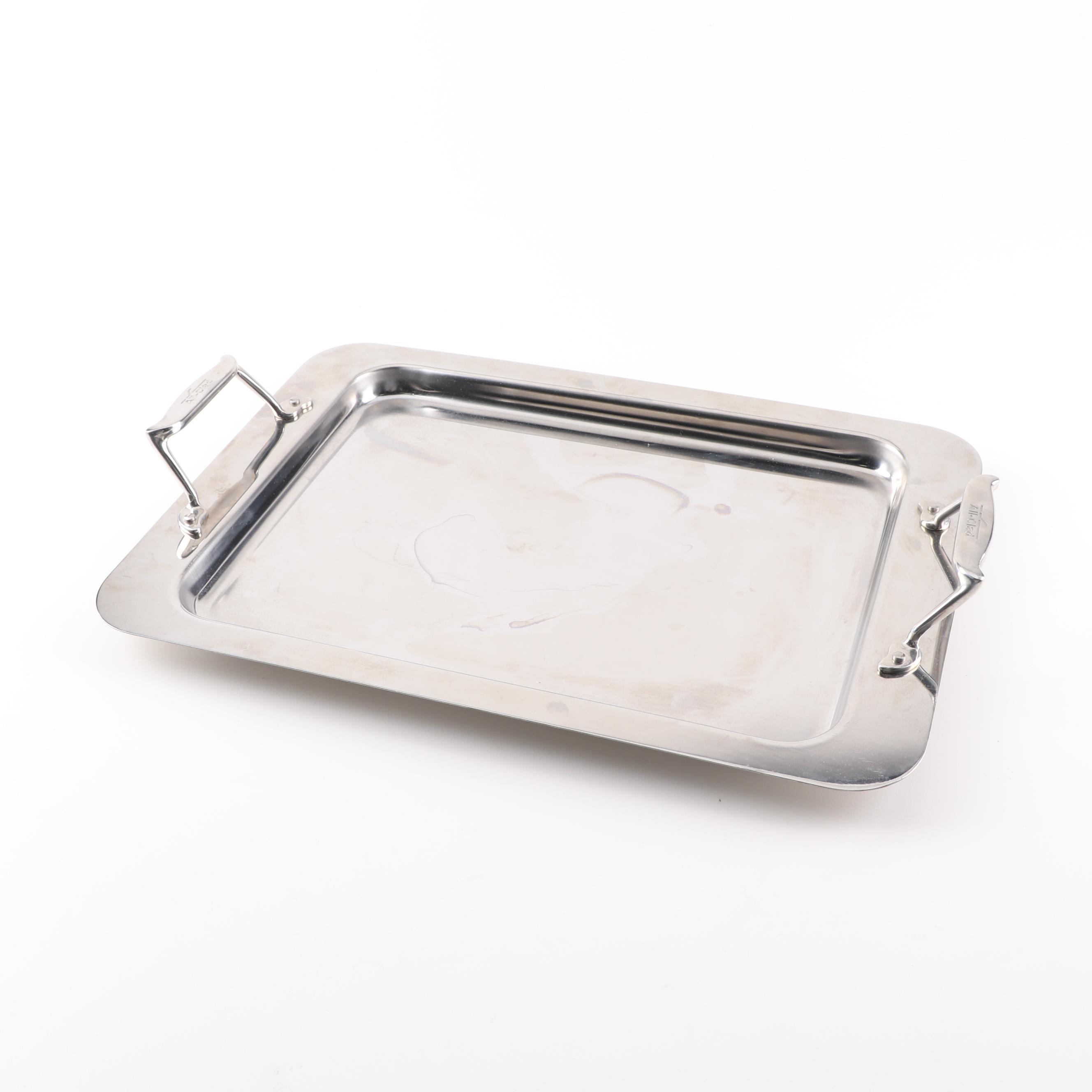 All-Clad Stainless Steel Handled Serving Trays