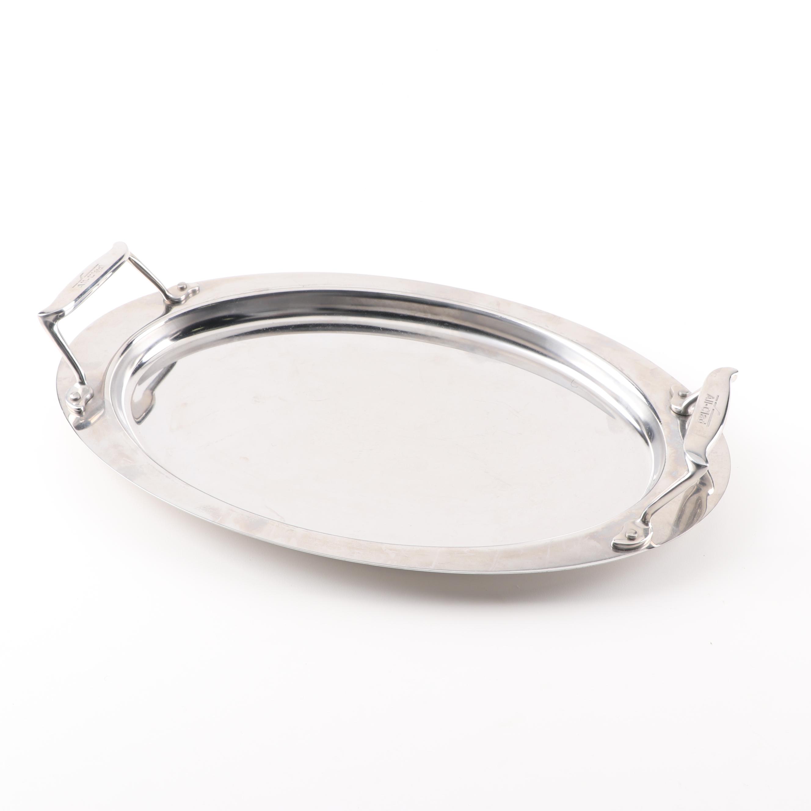All-Clad Stainless Steel Handled Serving Trays
