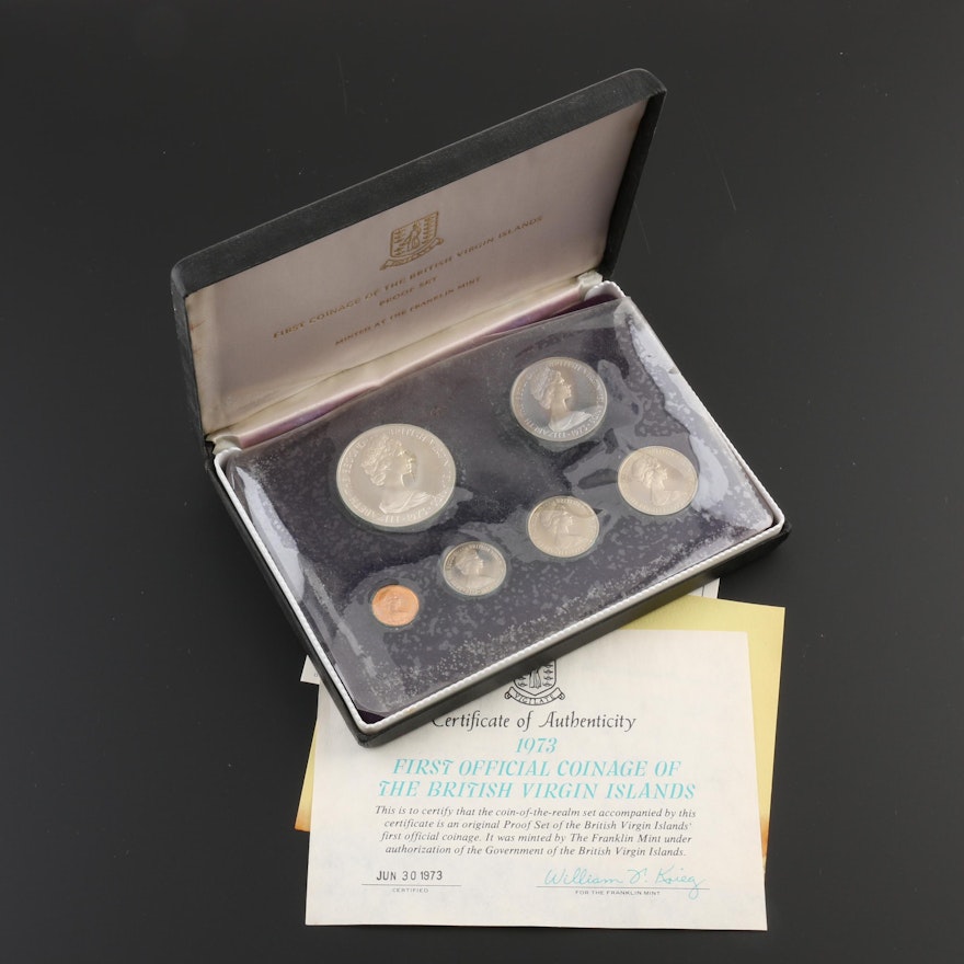 1973 Six-Coin Proof Set From the British Virgin Islands