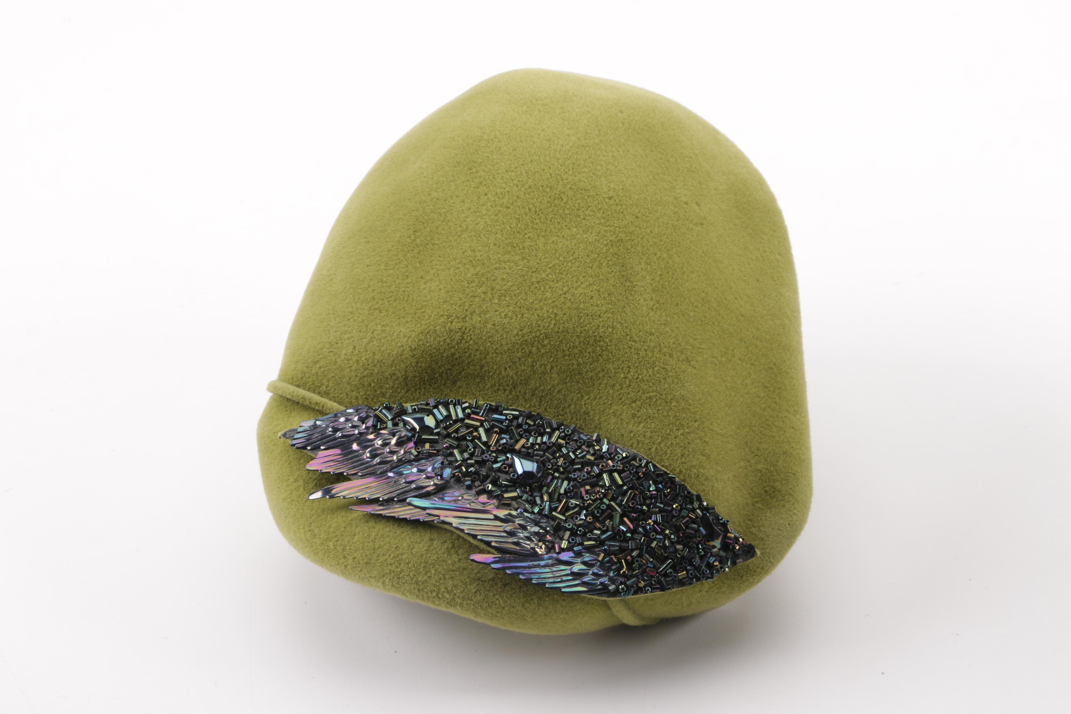 Peachbloom Velour, Ginza Oriental Tokyo and the J.L.Hudson Co. Hats