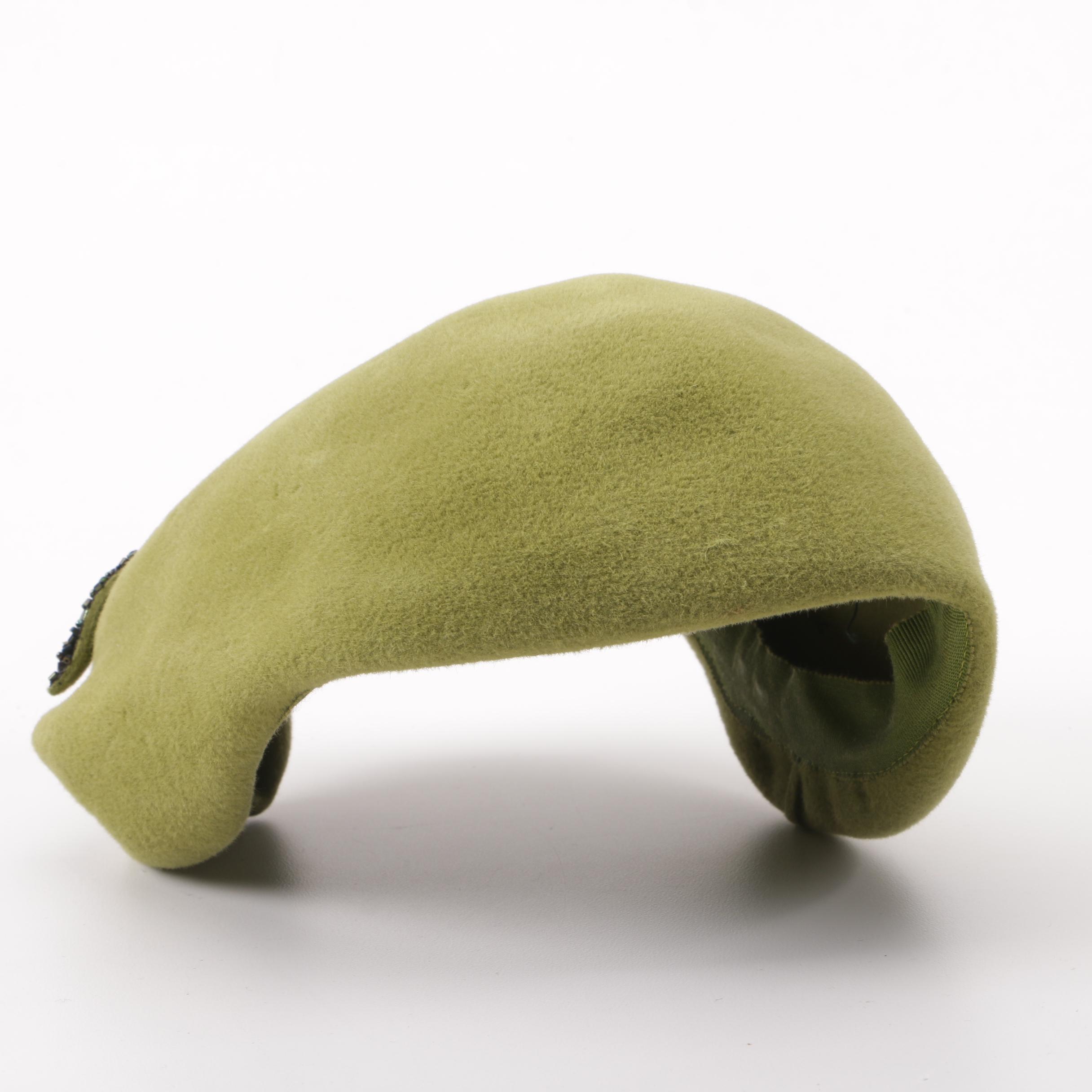 Peachbloom Velour, Ginza Oriental Tokyo and the J.L.Hudson Co. Hats