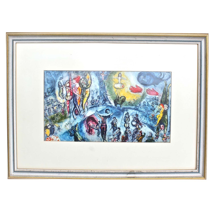 After Marc Chagall Lithograph on Paper