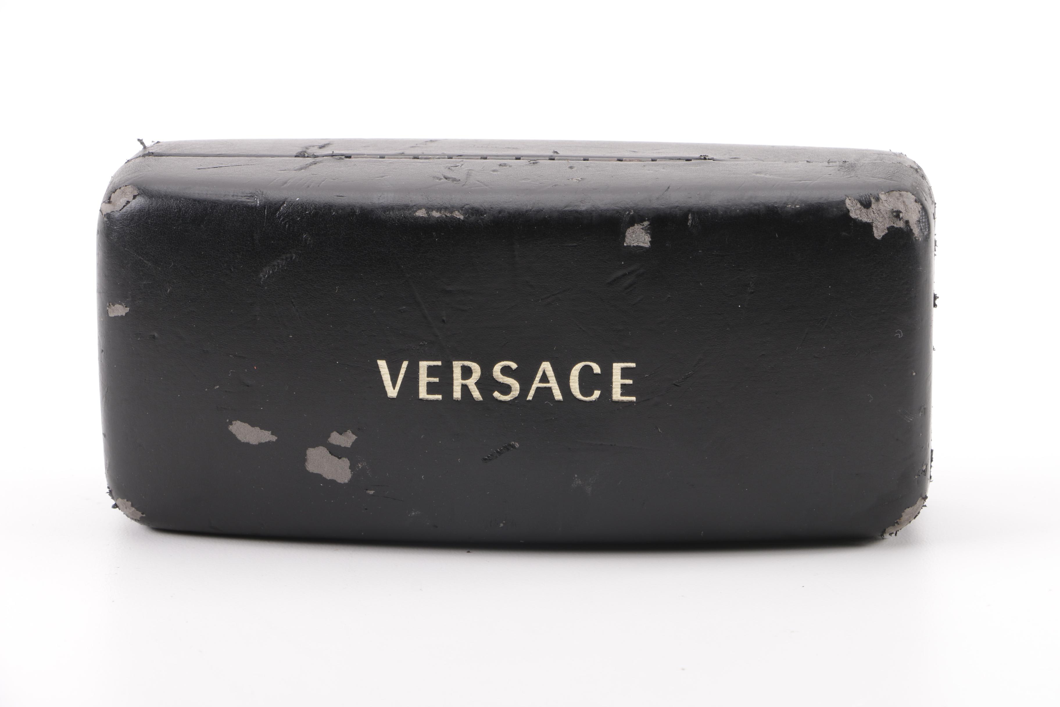 Versace 2040 Wrap Sunglasses with Case