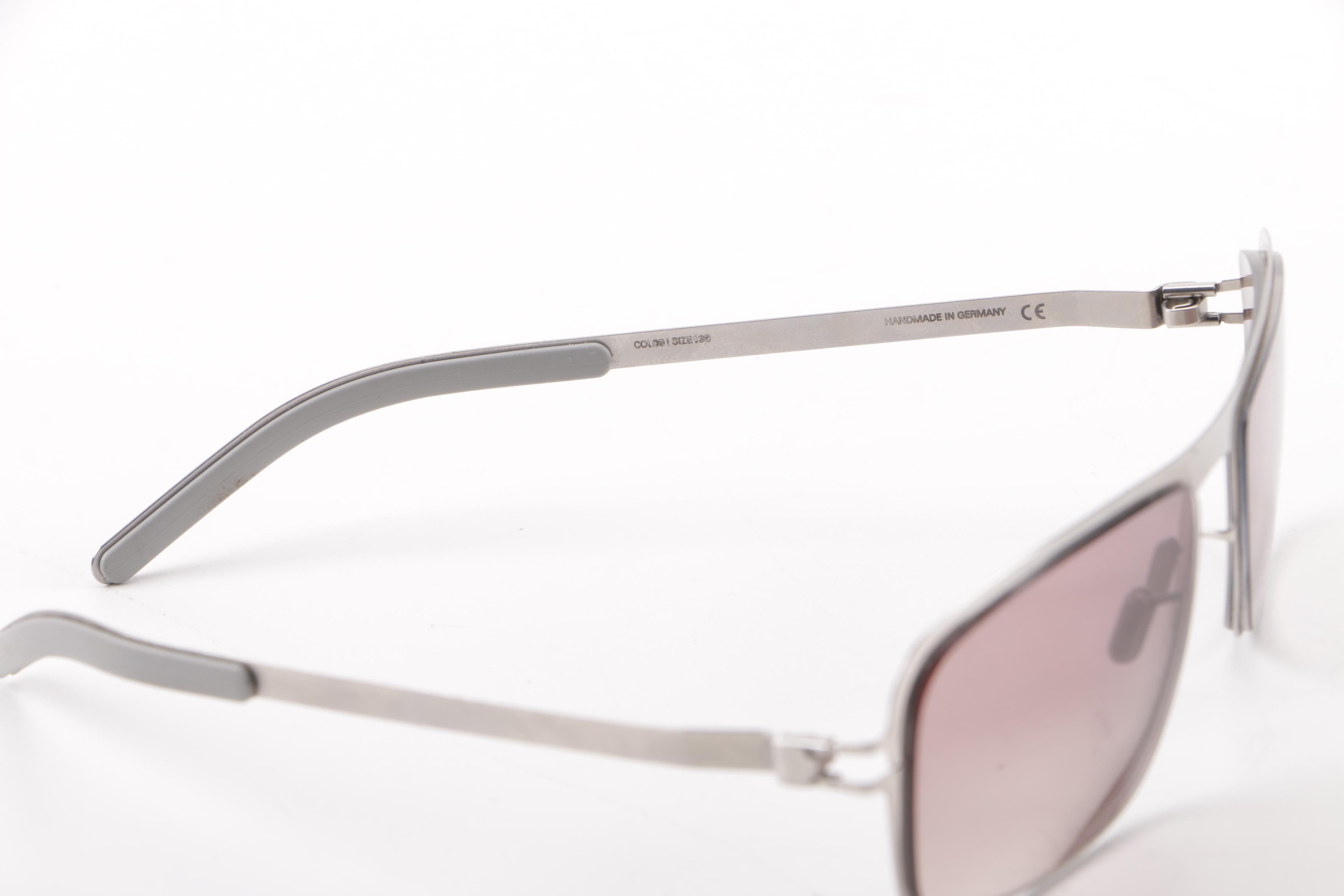 Mykita Collection No.1 Robin Stainless Steel Prescription Gradient Sunglasses