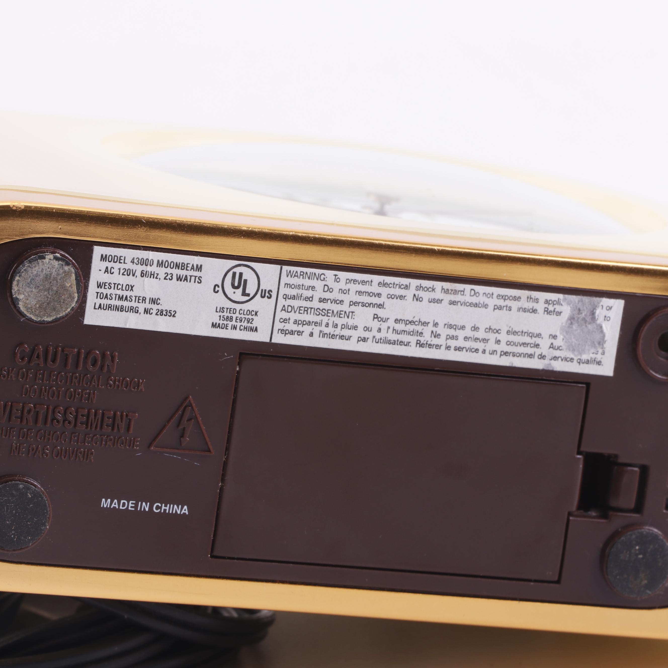 Westclox Reproduction "Big Ben Moon Beam" Alarm Clock