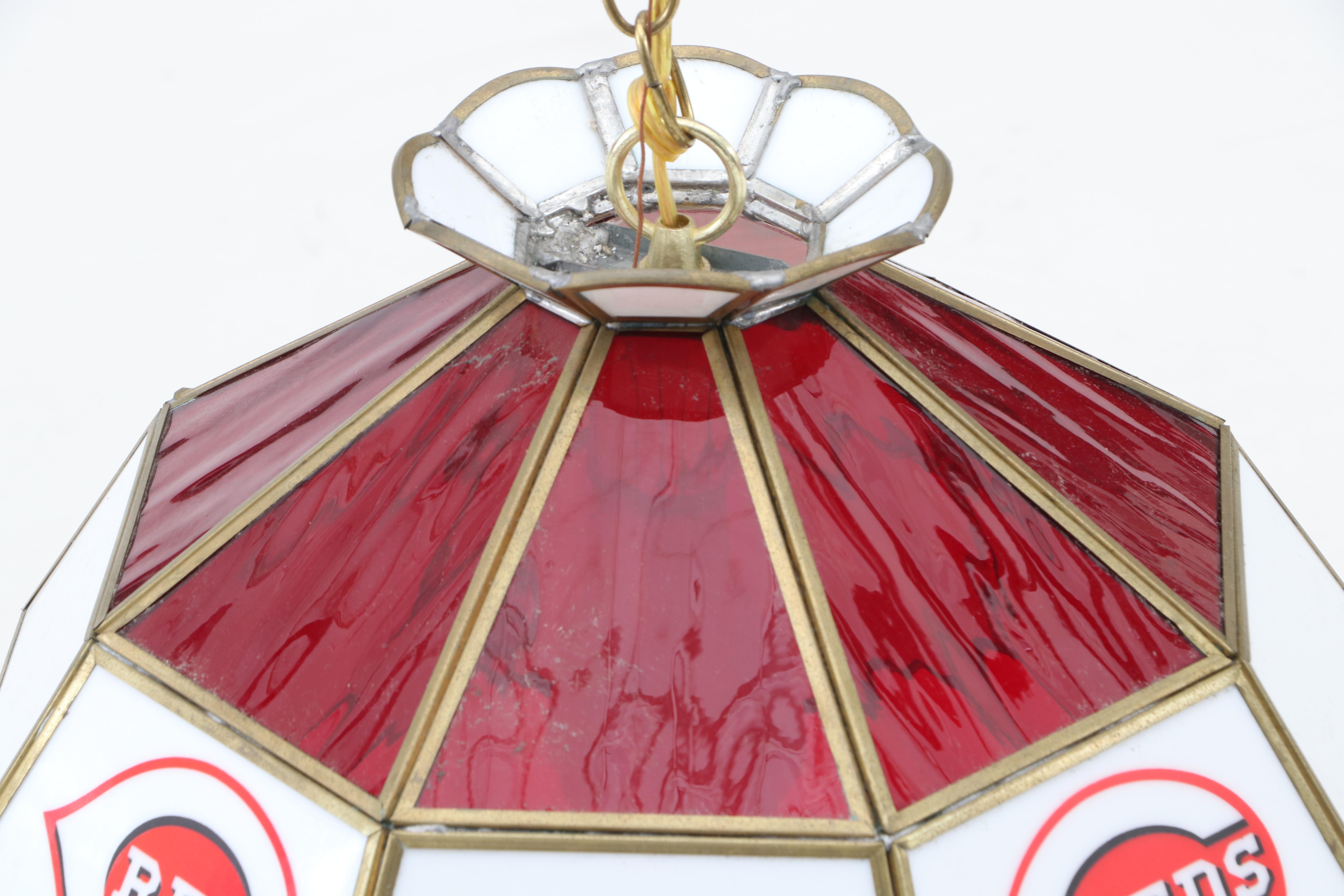 Cincinnati Reds Pendant Ceiling Light Fixture