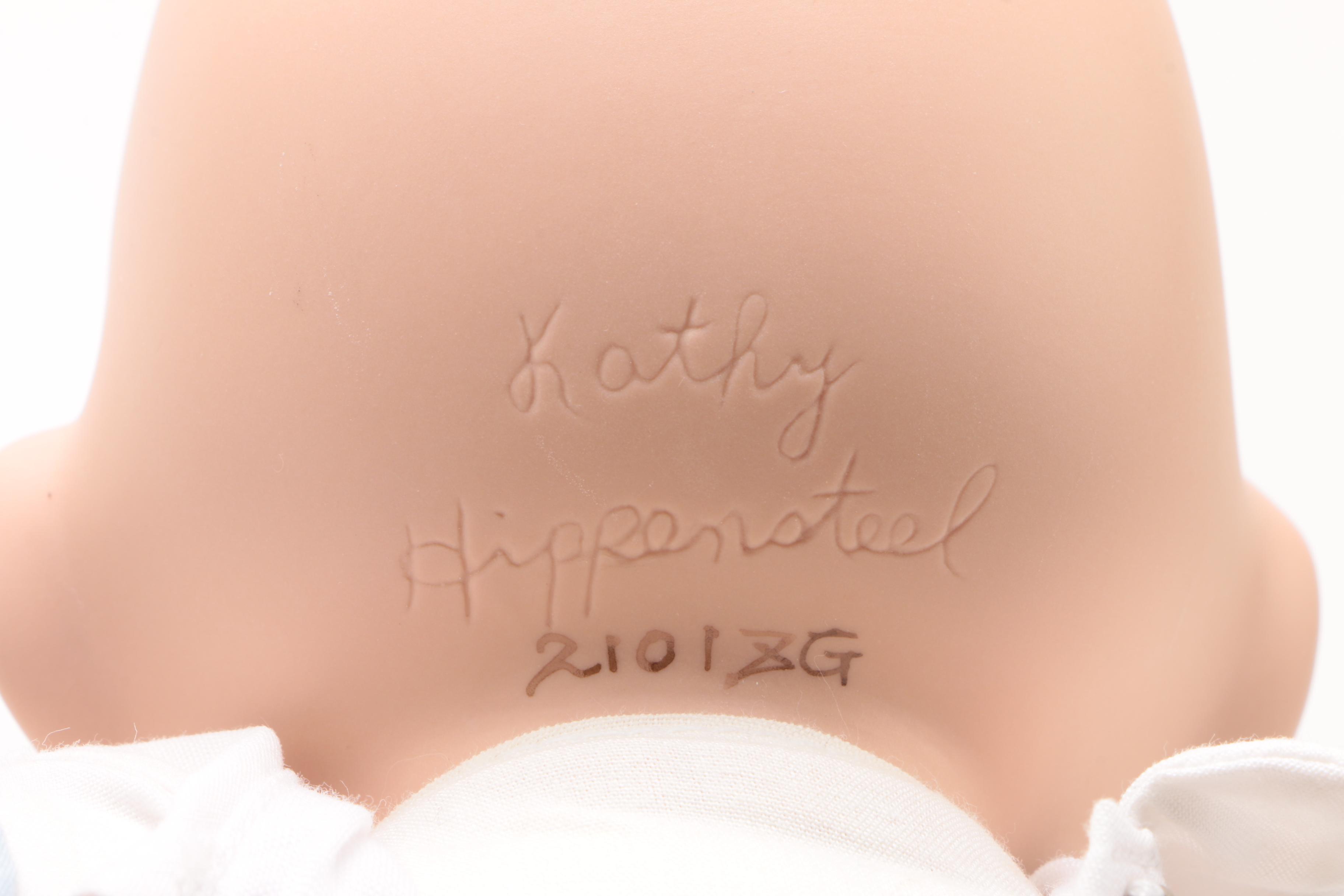 Kathy Hippensteel "Tickles" and Julie Good-Kruger "Rebeccah" Porcelain Dolls