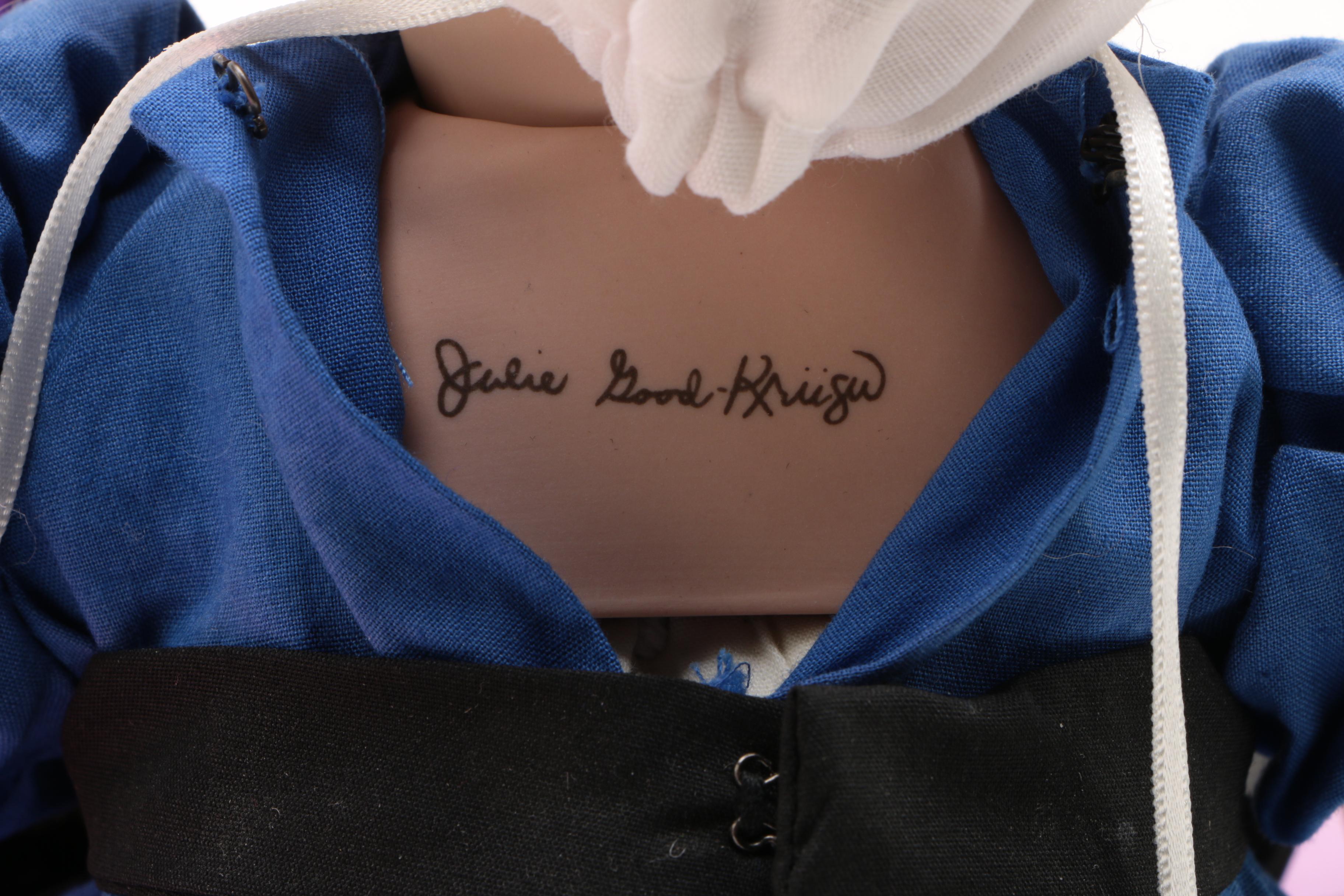 Kathy Hippensteel "Tickles" and Julie Good-Kruger "Rebeccah" Porcelain Dolls