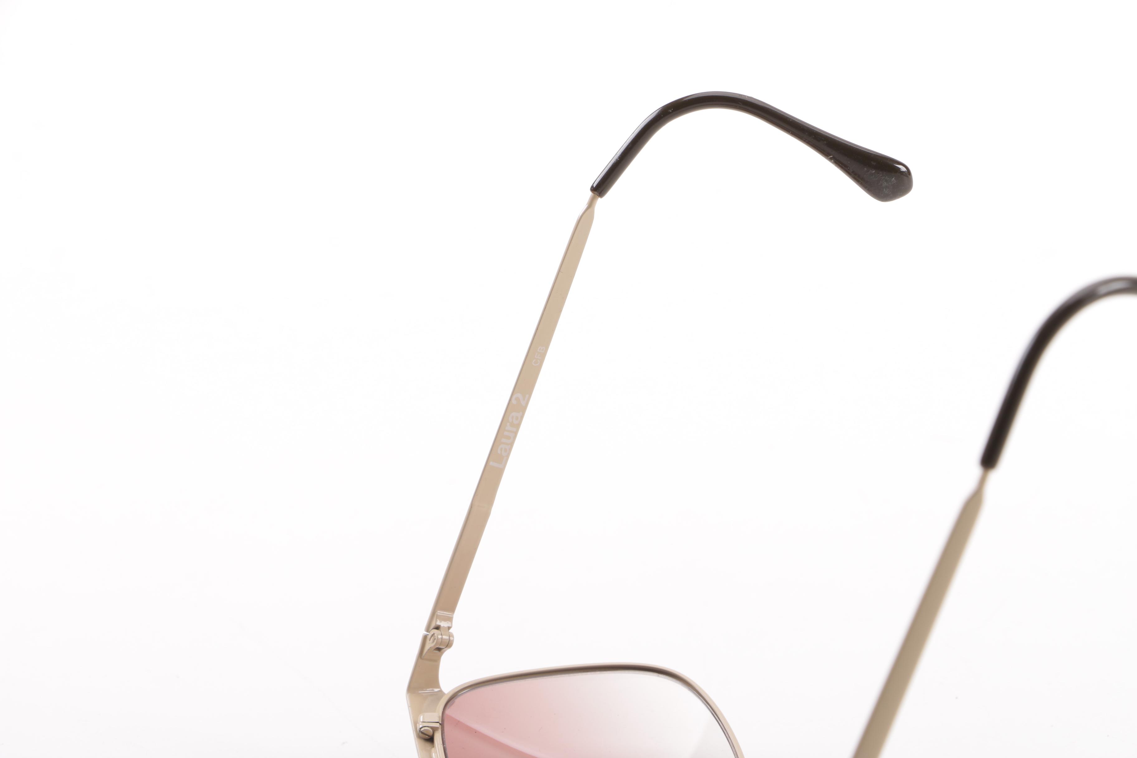 1980s Vintage Laura Biagiotti Continental Sunglasses, Made in Italy