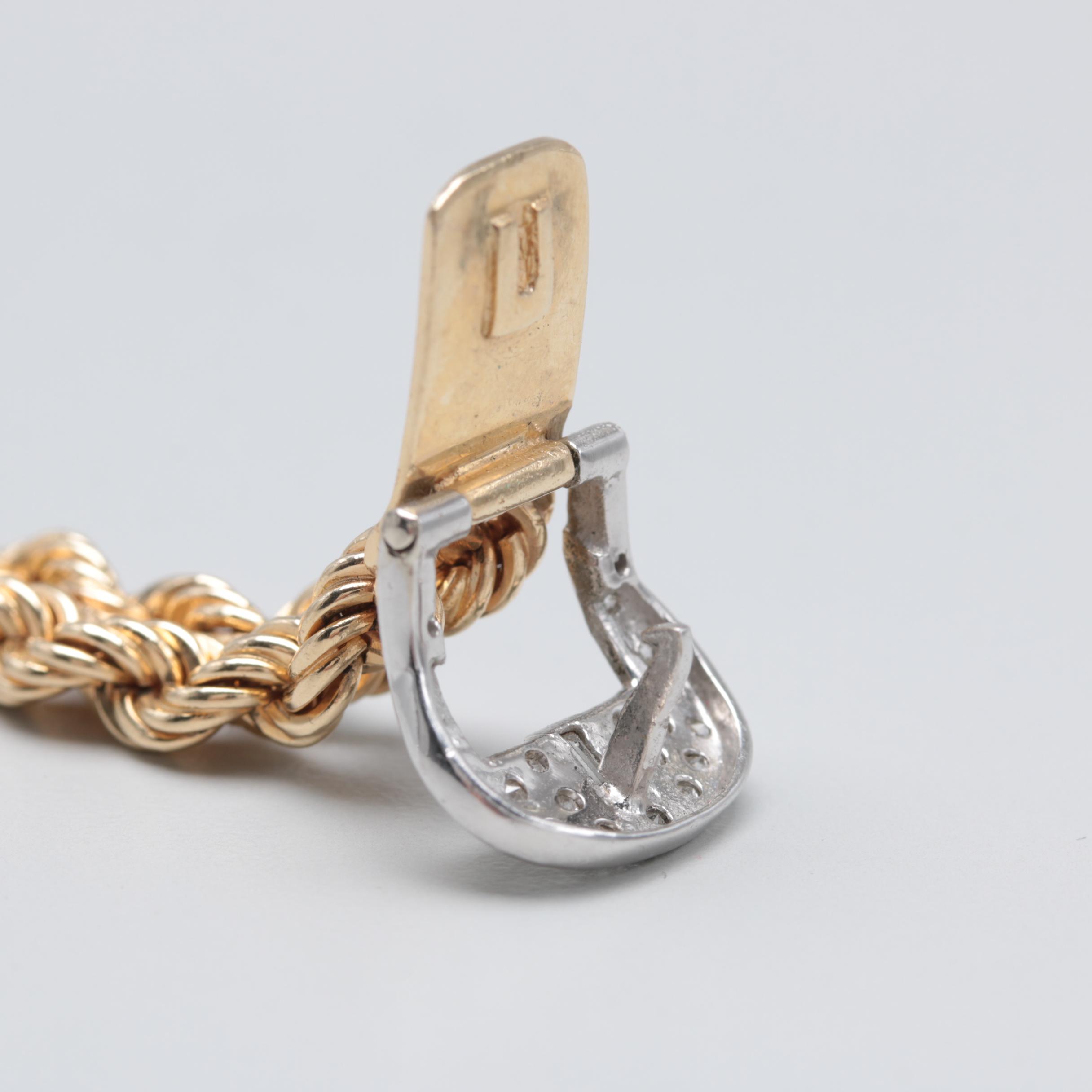 14K Yellow Gold Diamond Bracelet