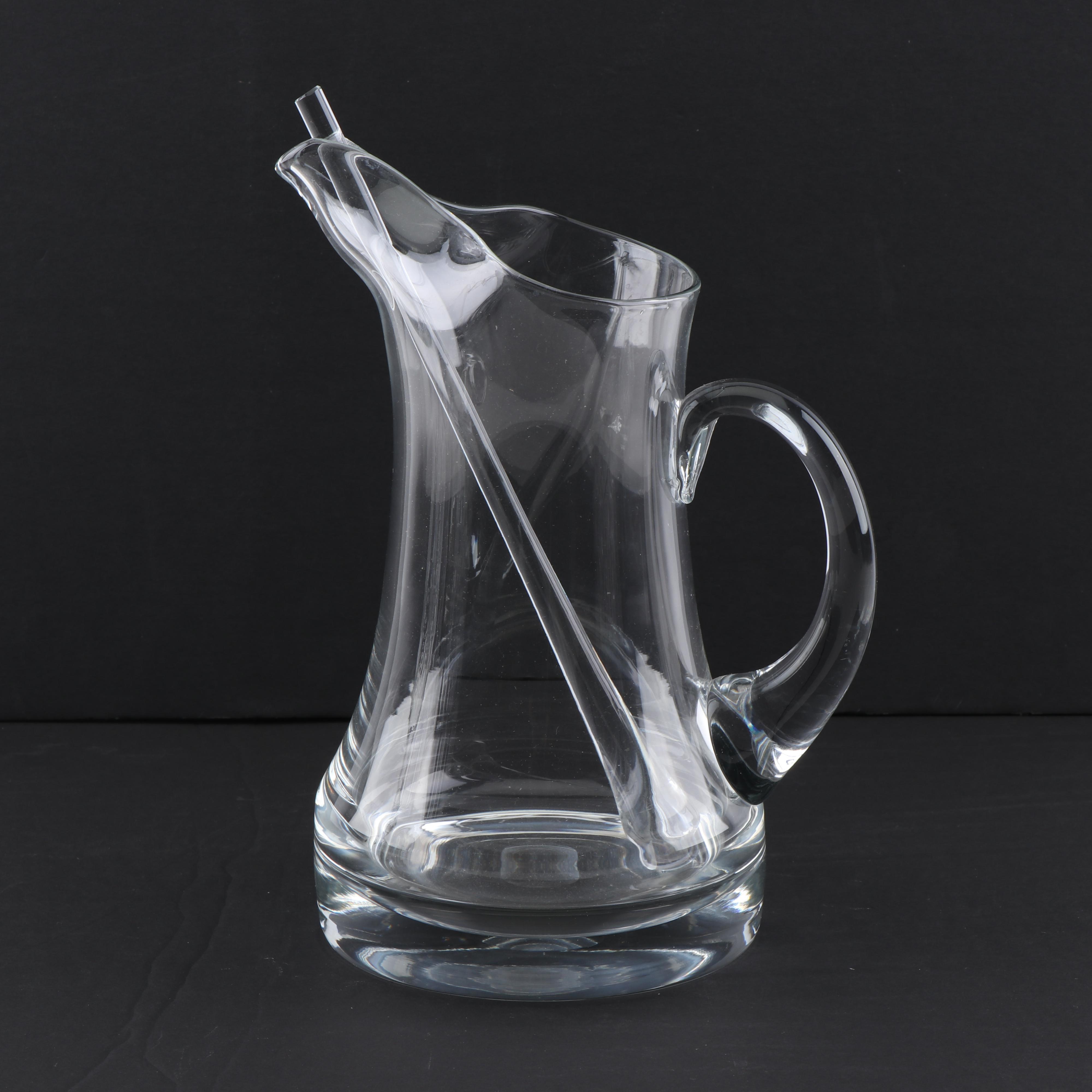 Crystal Barware Including Ceska Champagne Bucket and Rogaska Decanter