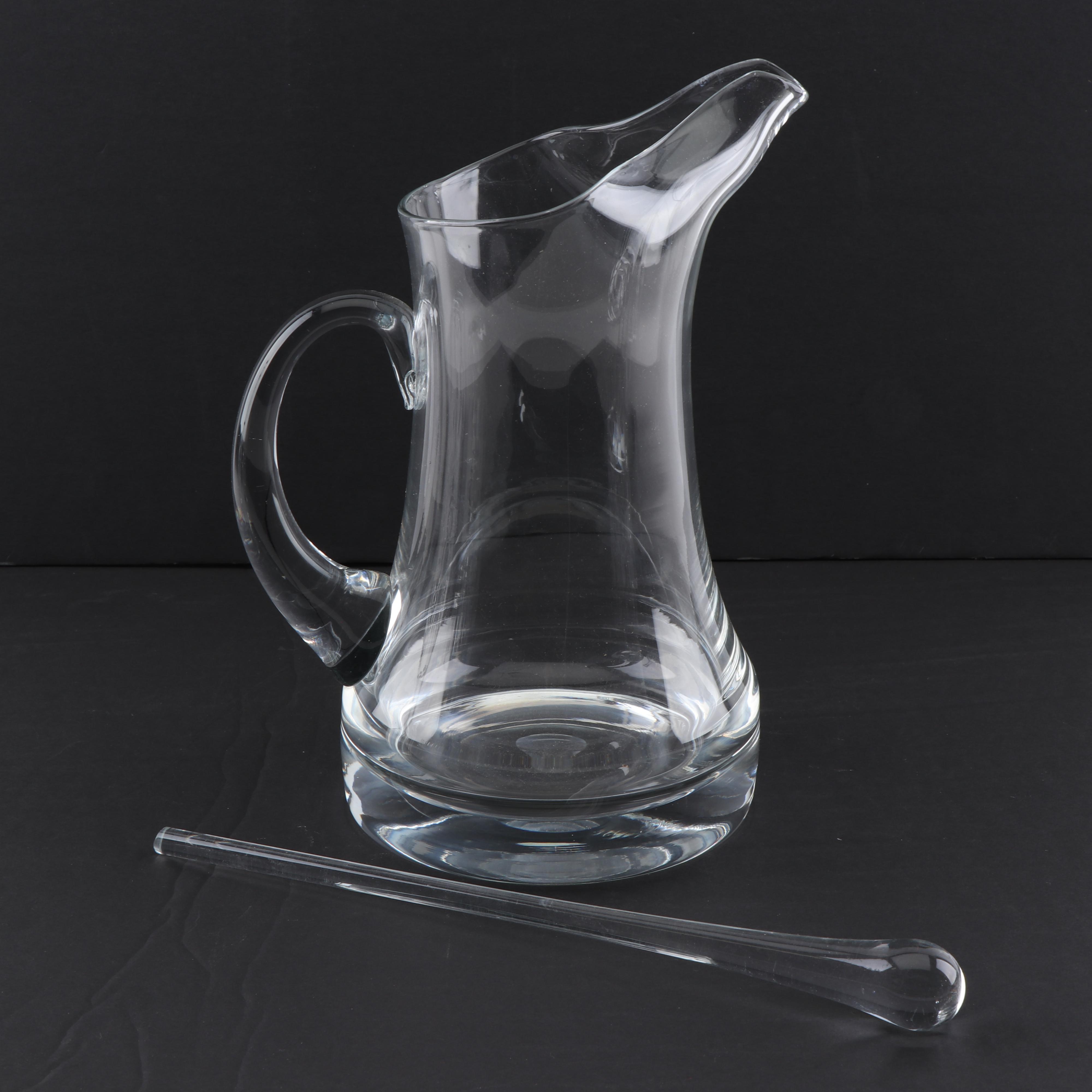 Crystal Barware Including Ceska Champagne Bucket and Rogaska Decanter
