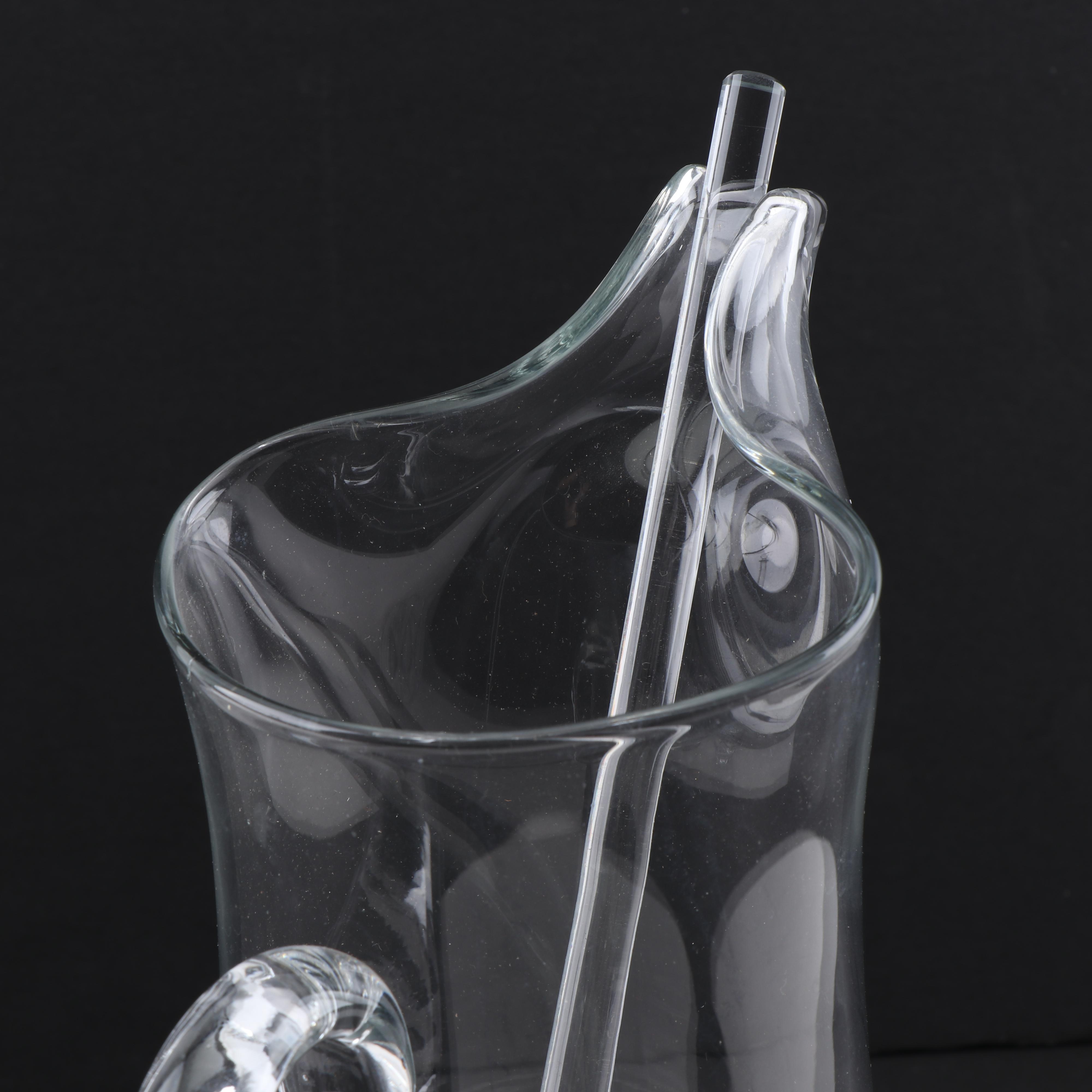 Crystal Barware Including Ceska Champagne Bucket and Rogaska Decanter