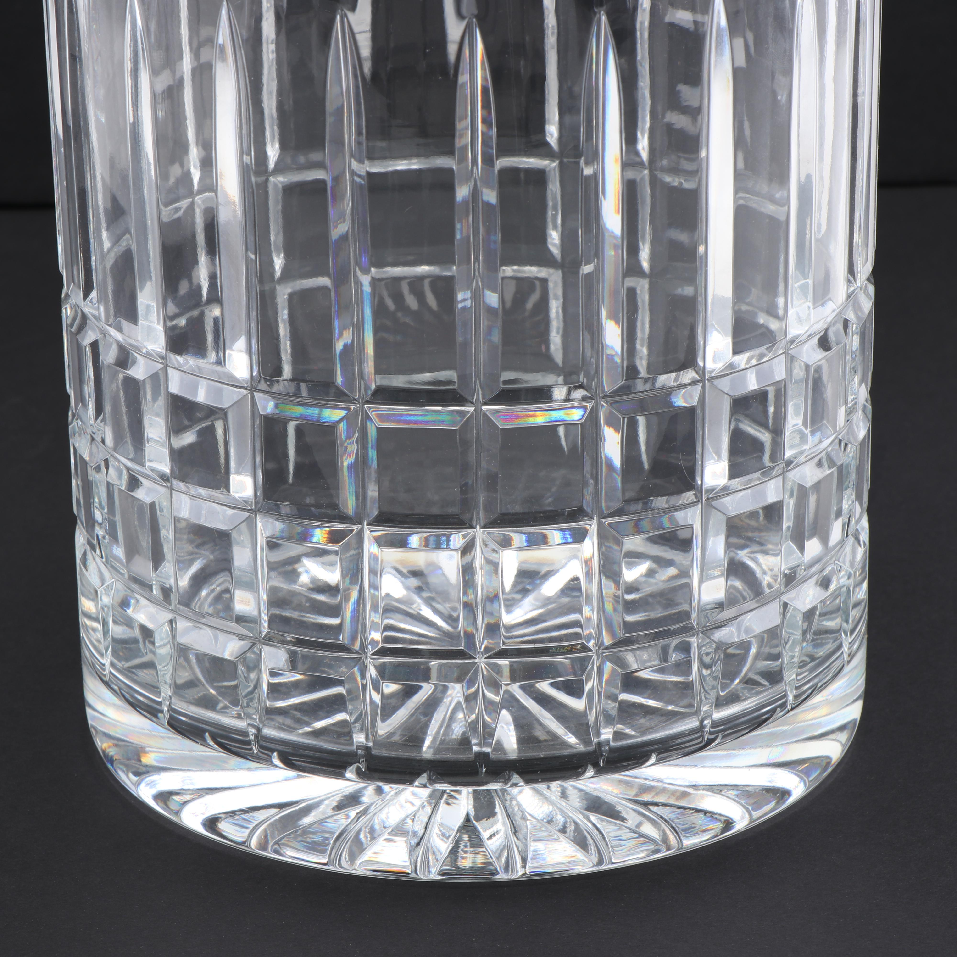 Crystal Barware Including Ceska Champagne Bucket and Rogaska Decanter