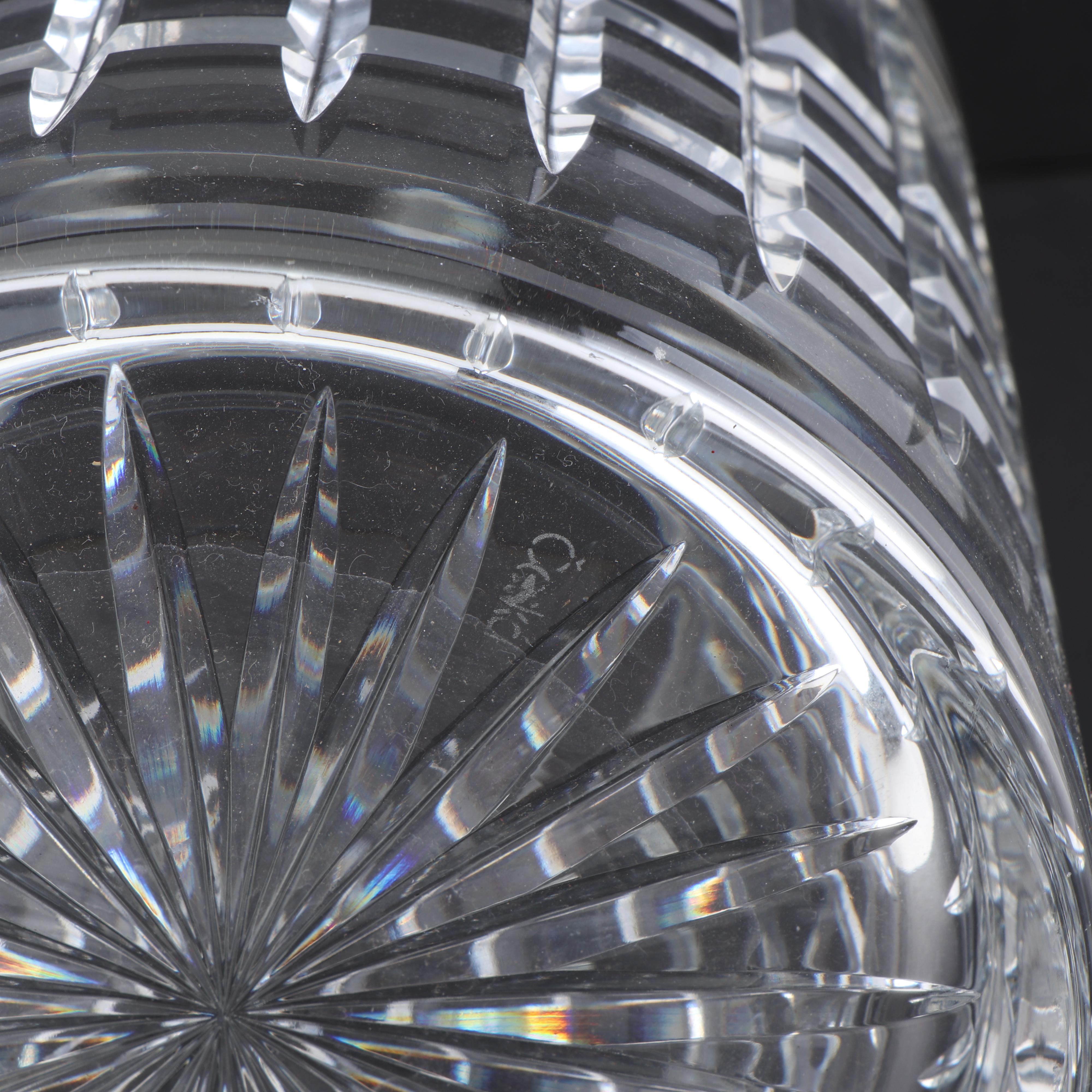 Crystal Barware Including Ceska Champagne Bucket and Rogaska Decanter