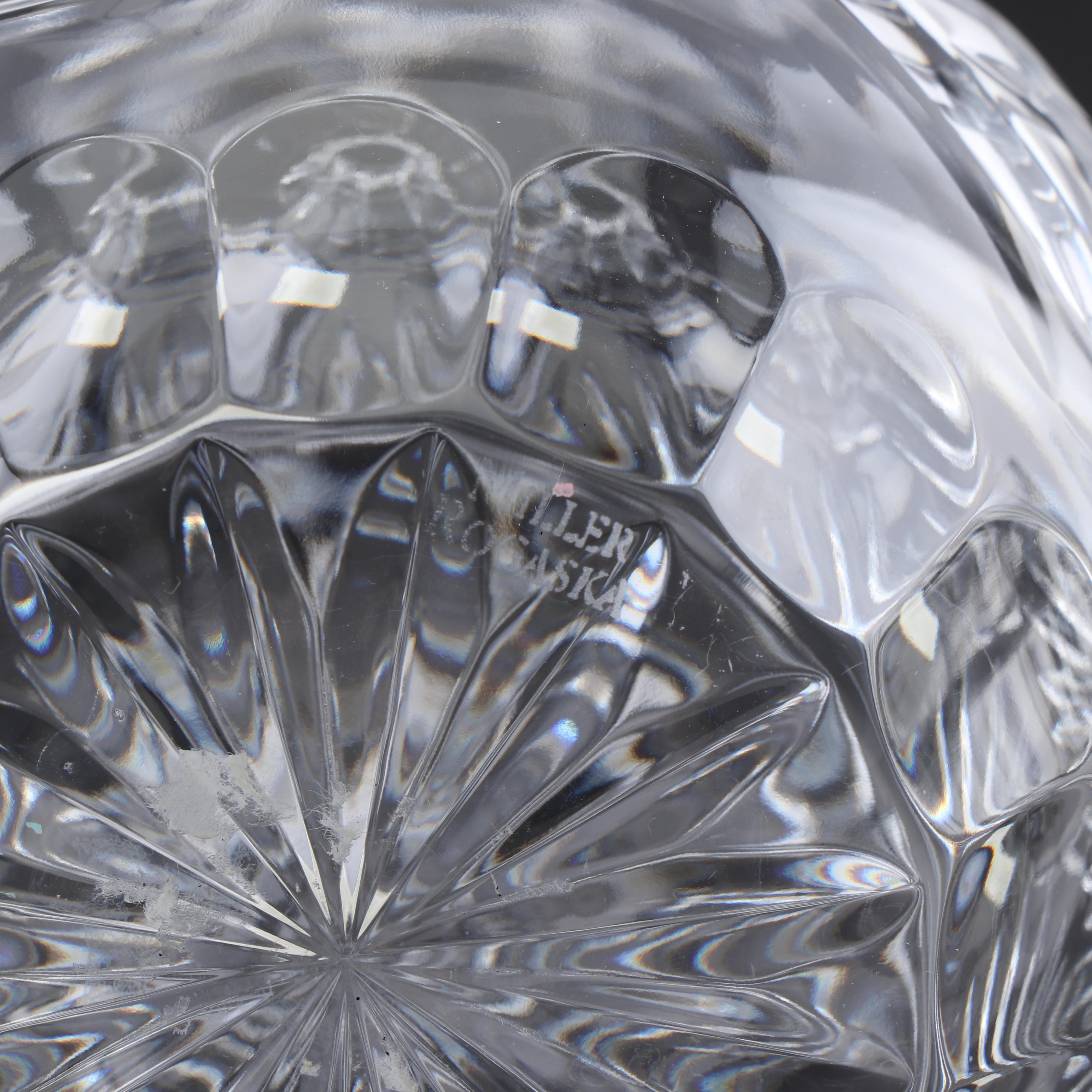 Crystal Barware Including Ceska Champagne Bucket and Rogaska Decanter