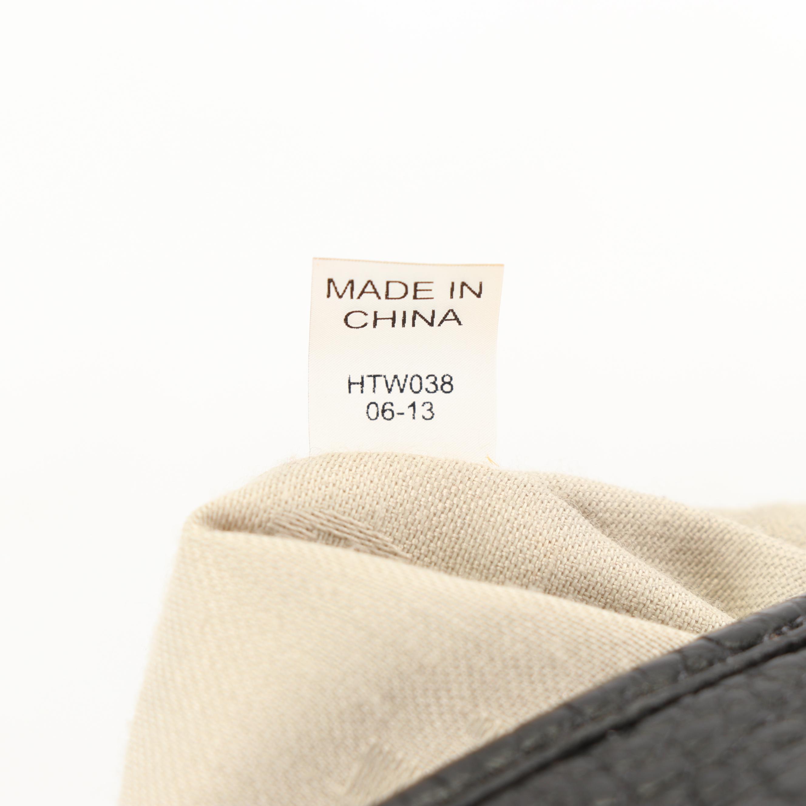 Tory Burch Amanda Black Pebbled Leather Hobo Bag